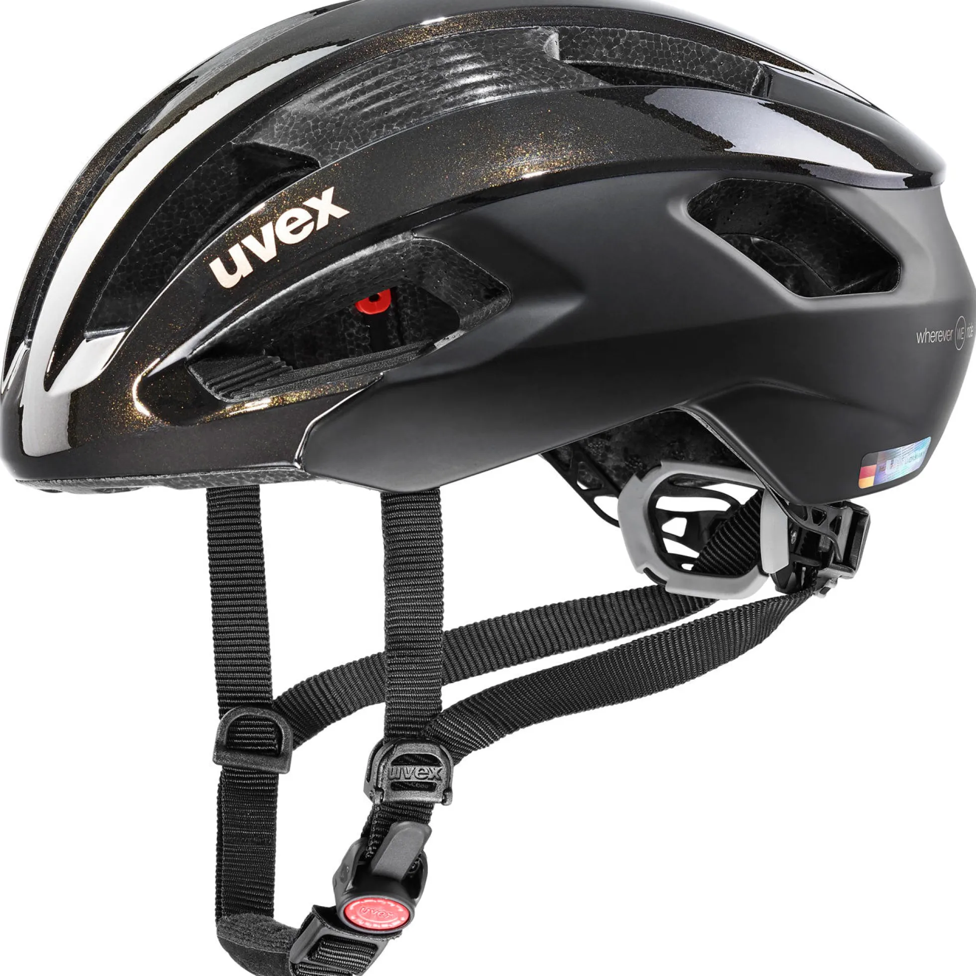 Casco Uvex Rise CC WE - Nero oro