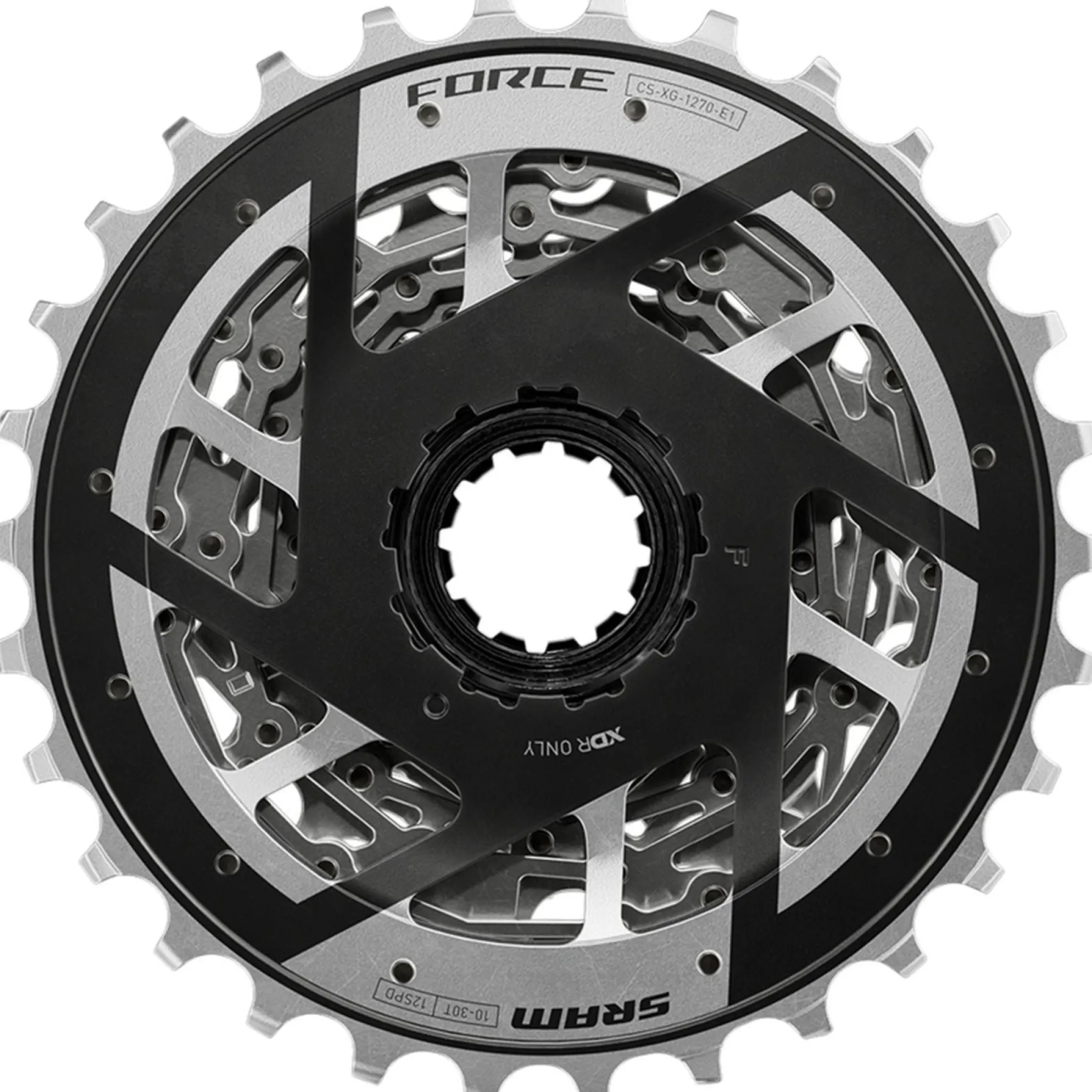 Cassetta Sram Force XG-1270 Silver E1 - 12v