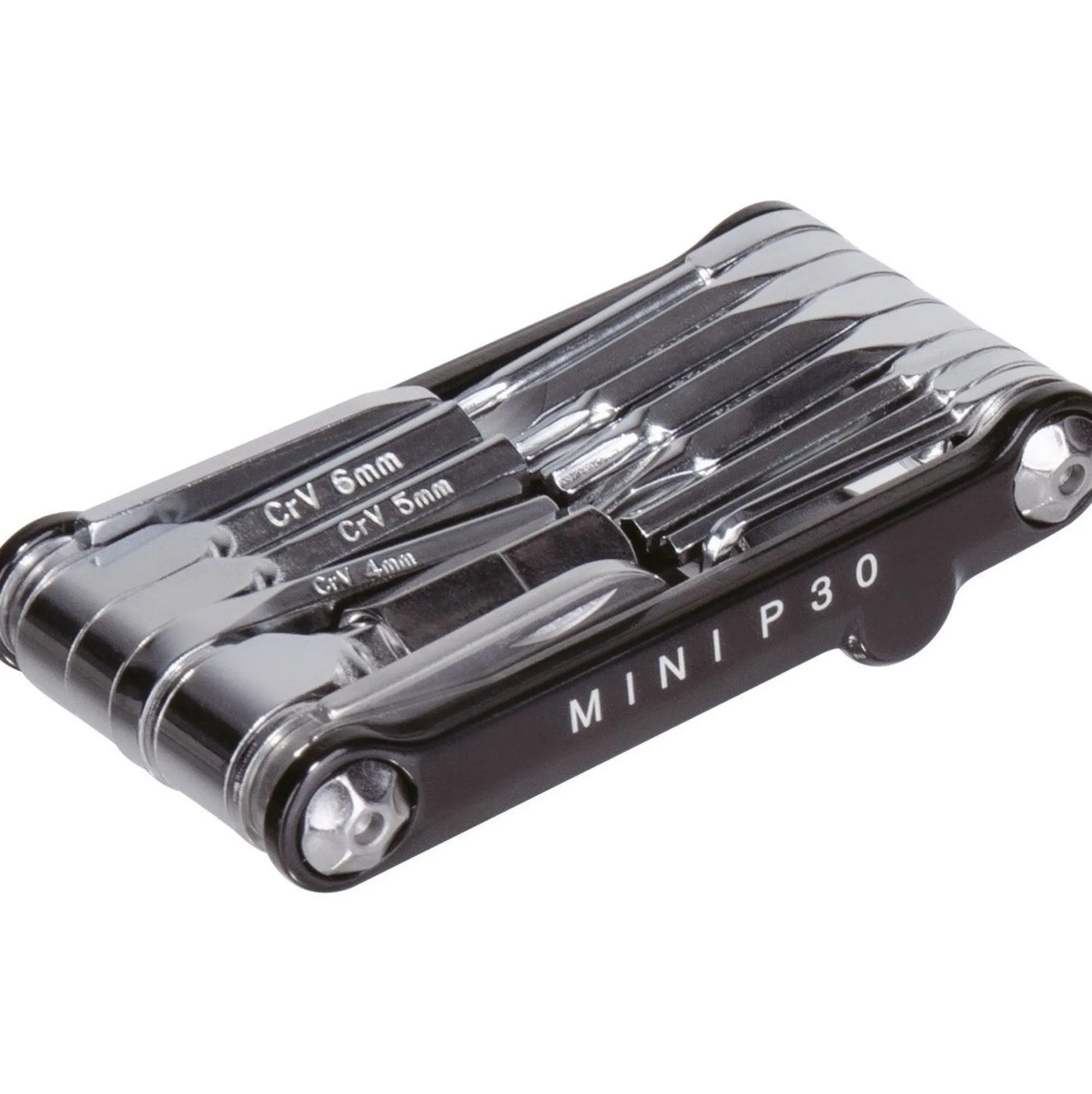 Topeak Utensili Multifunzione|Manutenzione*Chiave multiuso Mini PT30 (30 funzioni) nera con custodia