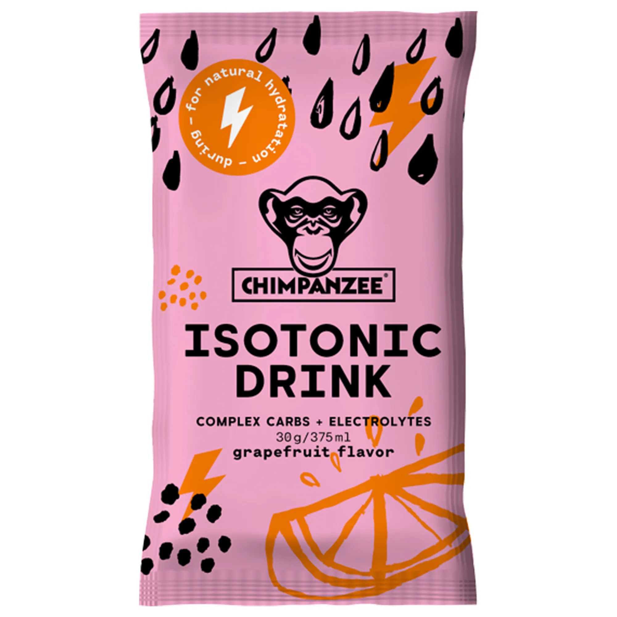 Chimpanzee Bevande Energetiche*Isotonic Drinks 30g - Pompelmo