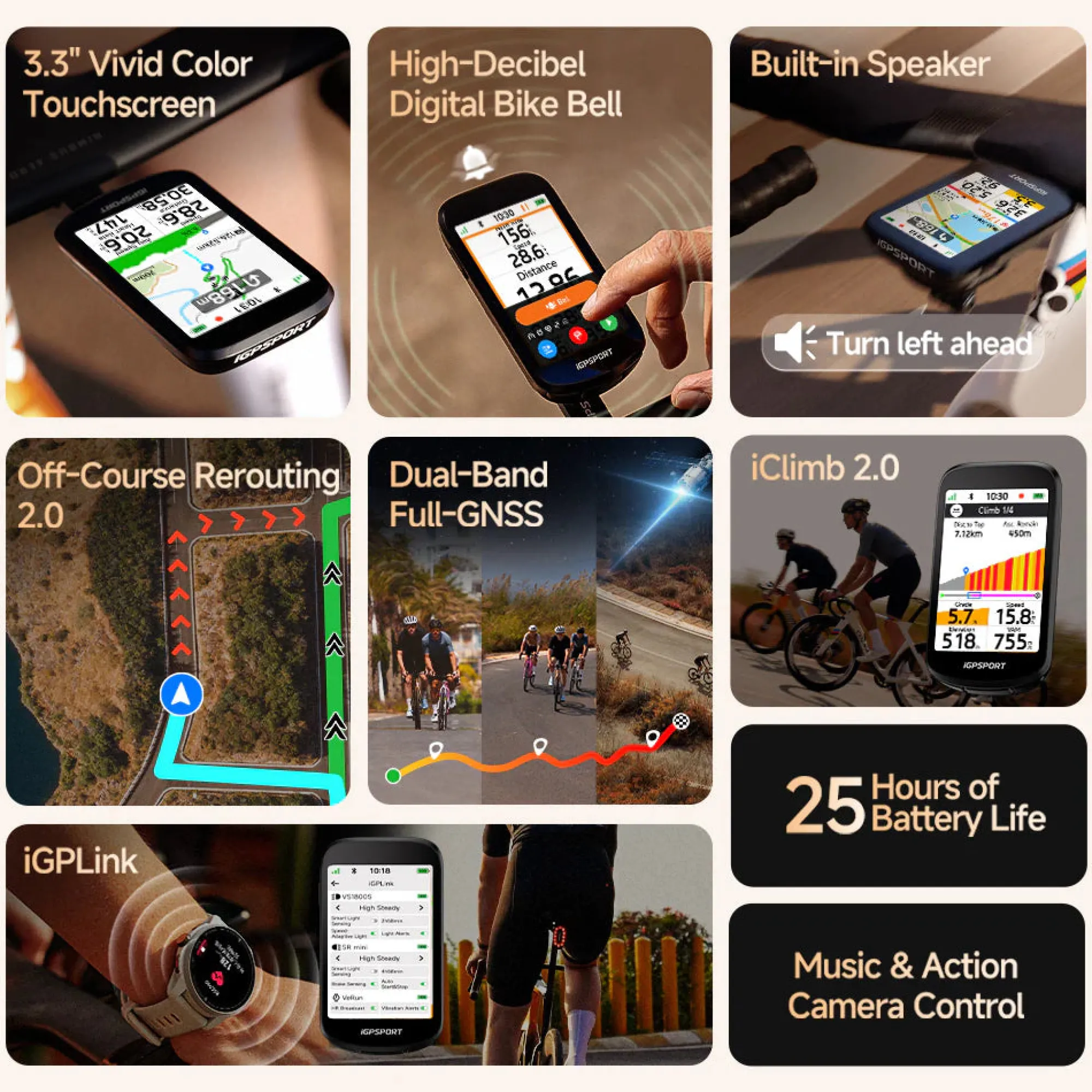 iGPSPORT Ciclocomputer Gps|Ciclocomputer*Ciclocomputer gps BSC500 -