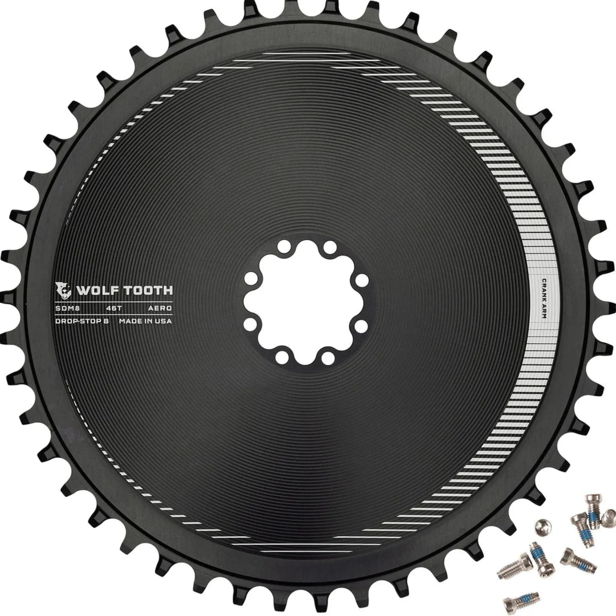 Corona Wolftooth Aero Sram T-Type 8 Bolts Direct Mount - 46T