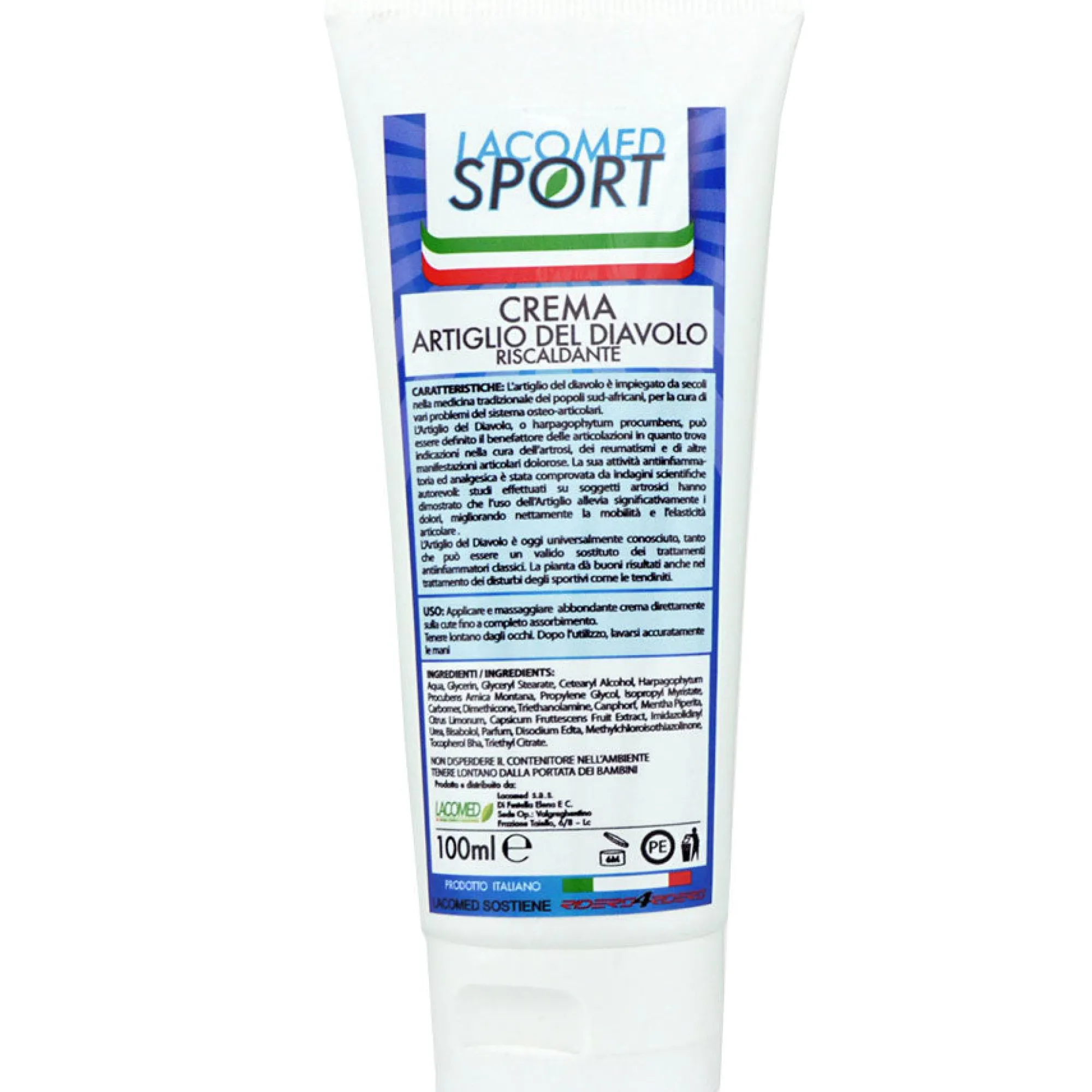 Lacomed Pomate Riscaldanti*Crema riscaldante Artiglio del Diavolo - 100ml