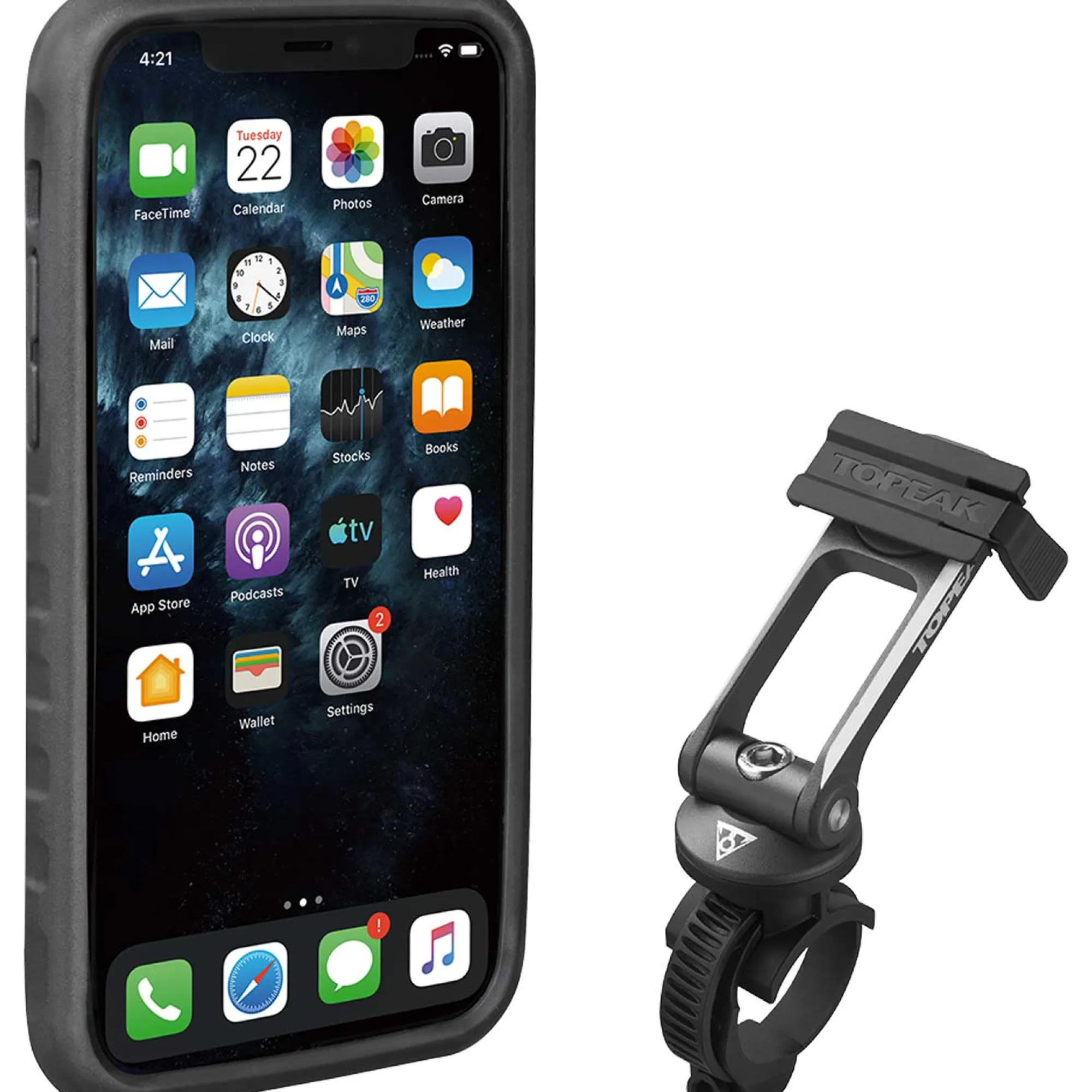 Topeak Accessori E Supporti|Accessori*Custodia RideCase per nera/grigia con supporto