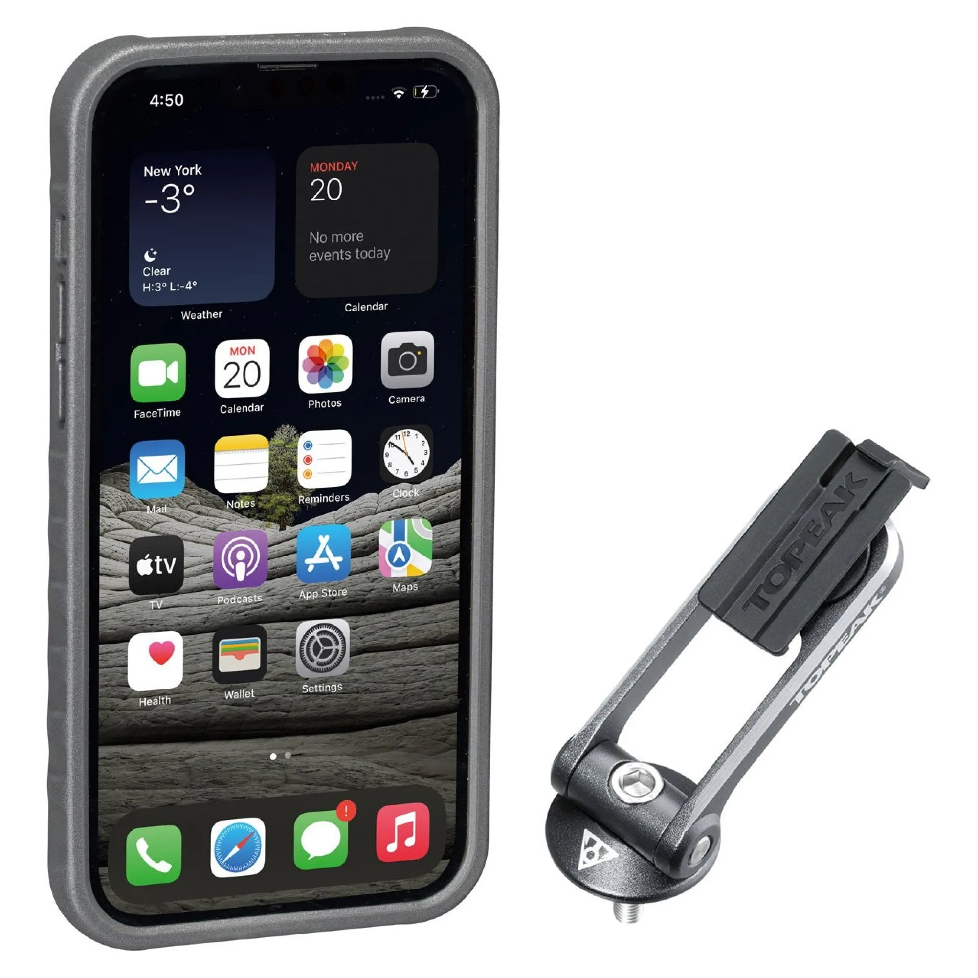 Topeak Accessori E Supporti|Accessori*Custodia RideCase per nera/grigia con supporto