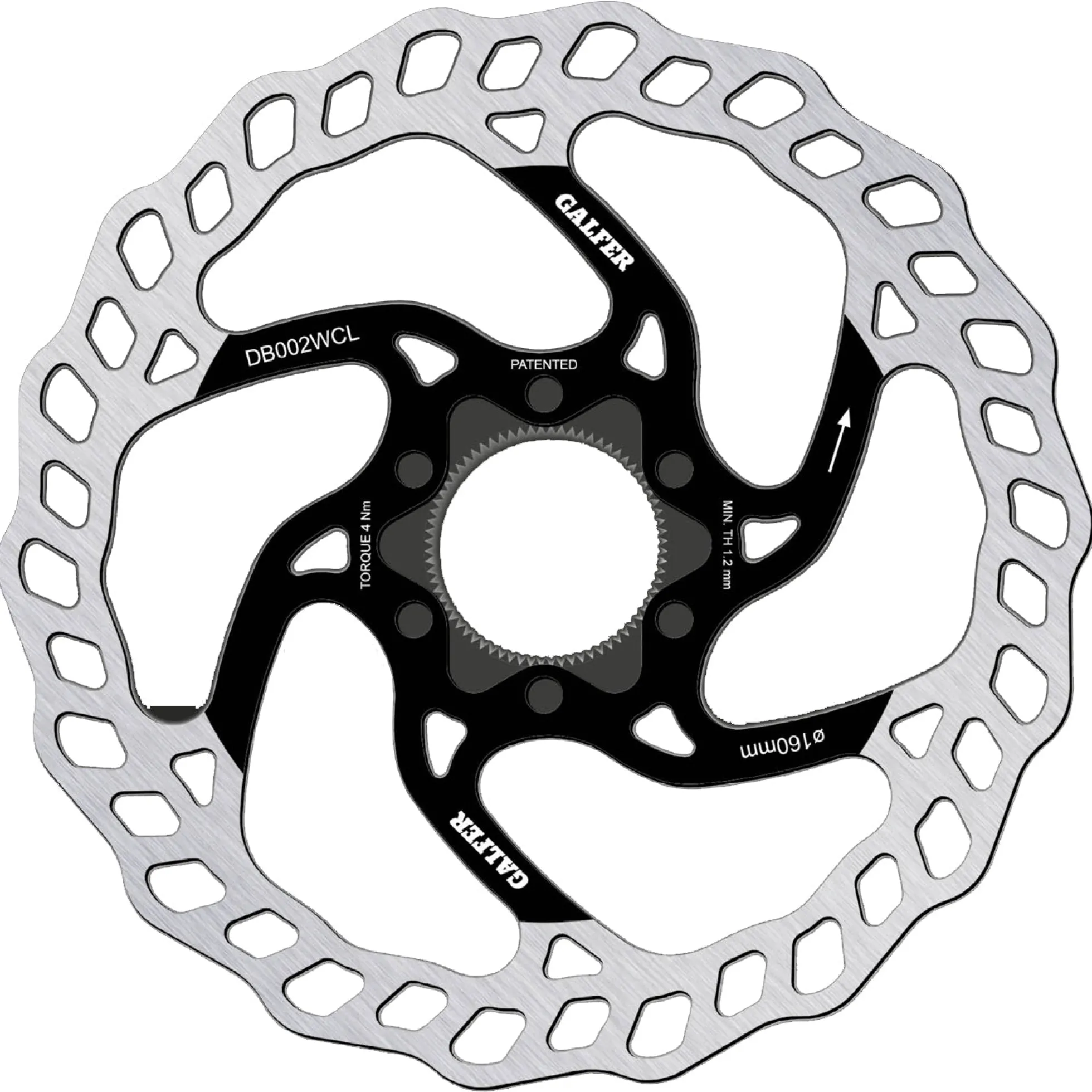 Disco Galfer Mtb Wave Center lock - 160 mm