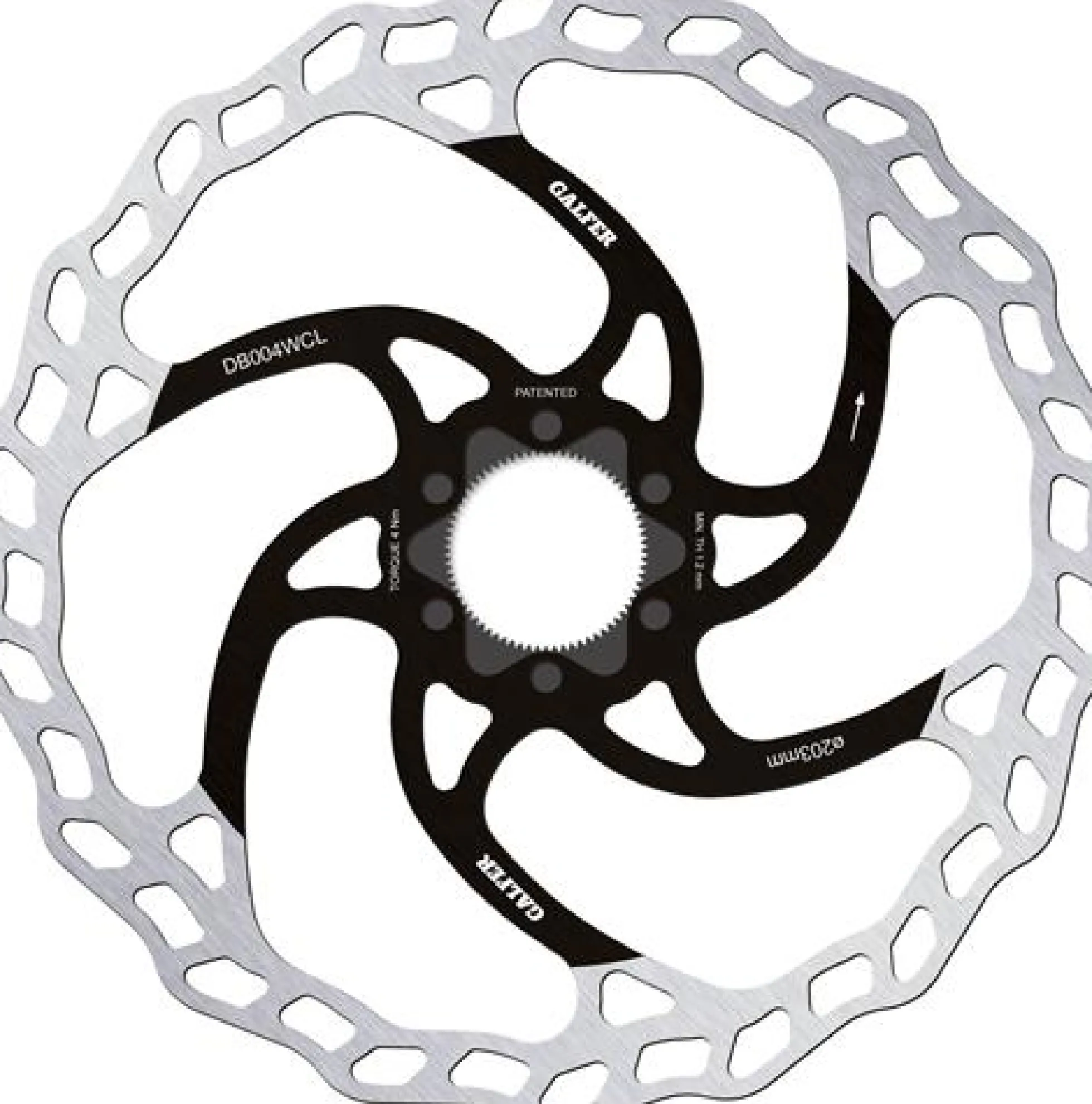 Disco Galfer Mtb Wave Center lock - 203 mm