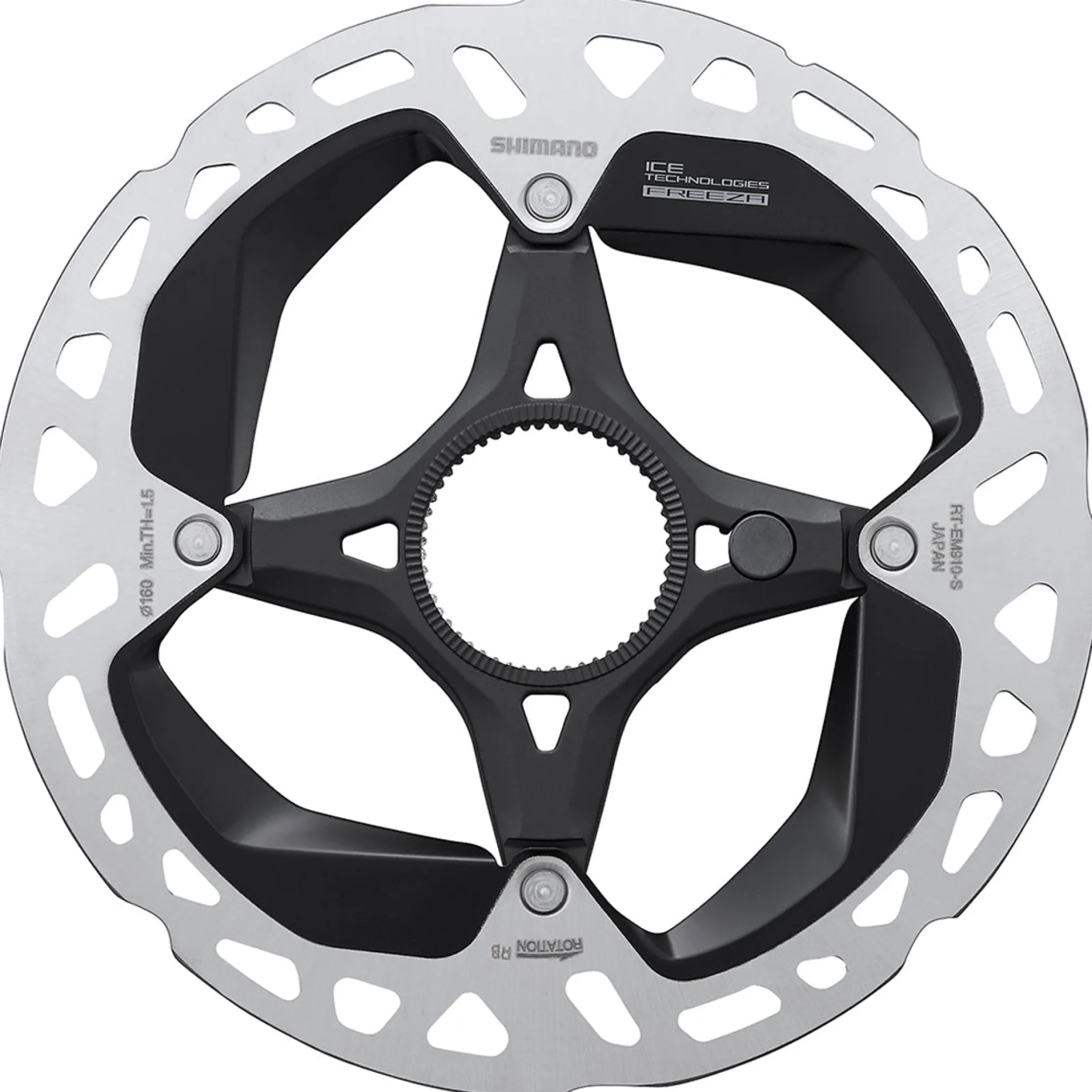 Disco Shimano Center Lock RT-EM910 Ice-Tech Freeza - 160mm