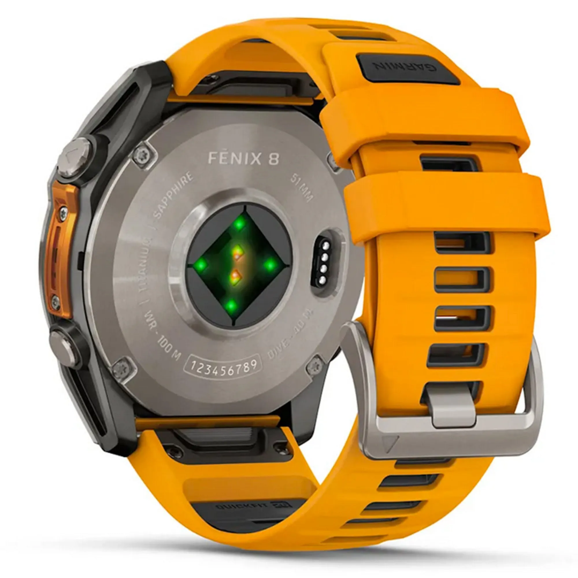 Garmin Contapassi E Gps Multisport|Contapassi E Gps Multisport*Fenix 8 51 mm AMOLED - Arancio