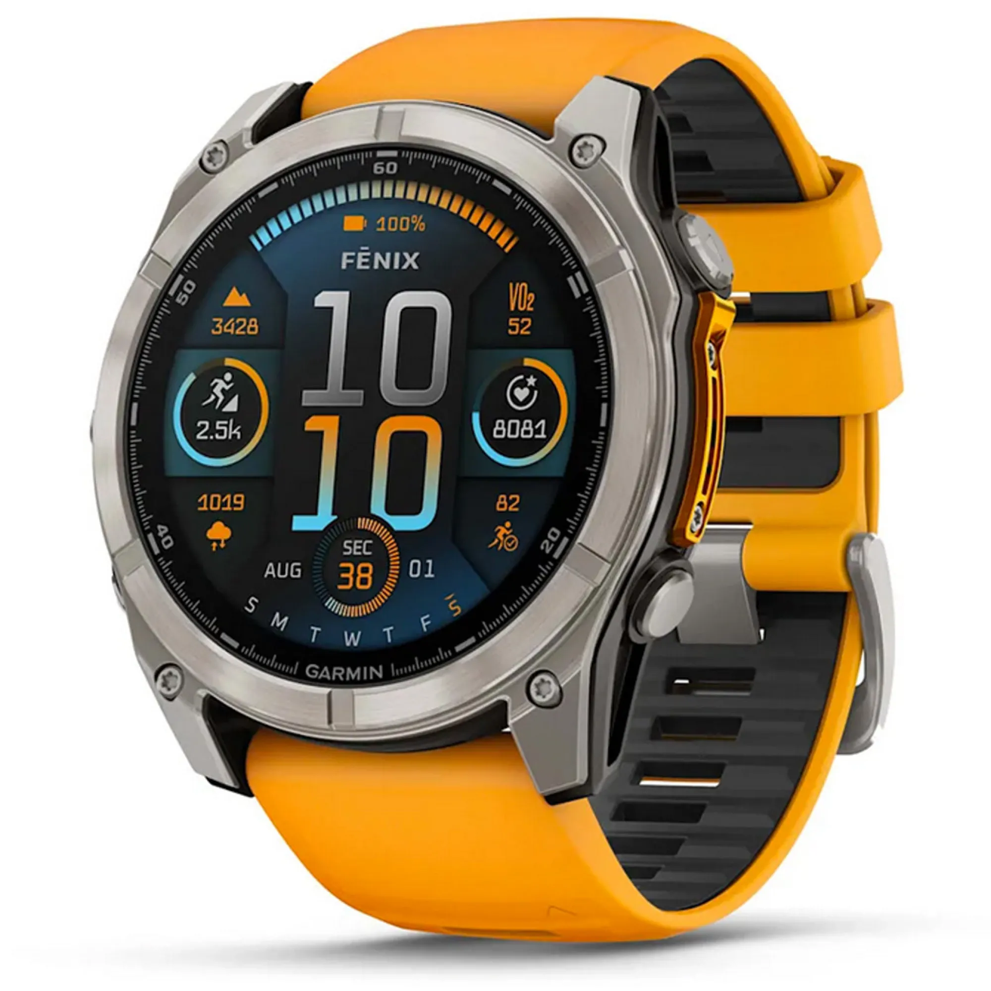 Garmin Contapassi E Gps Multisport|Contapassi E Gps Multisport*Fenix 8 51 mm AMOLED - Arancio