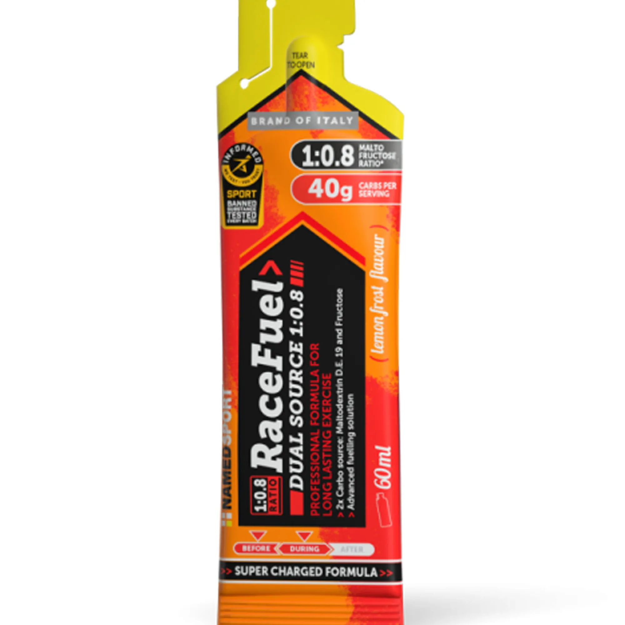 Named Gel Energetici*Gel Race Fuel Dual Source Gel - Limone