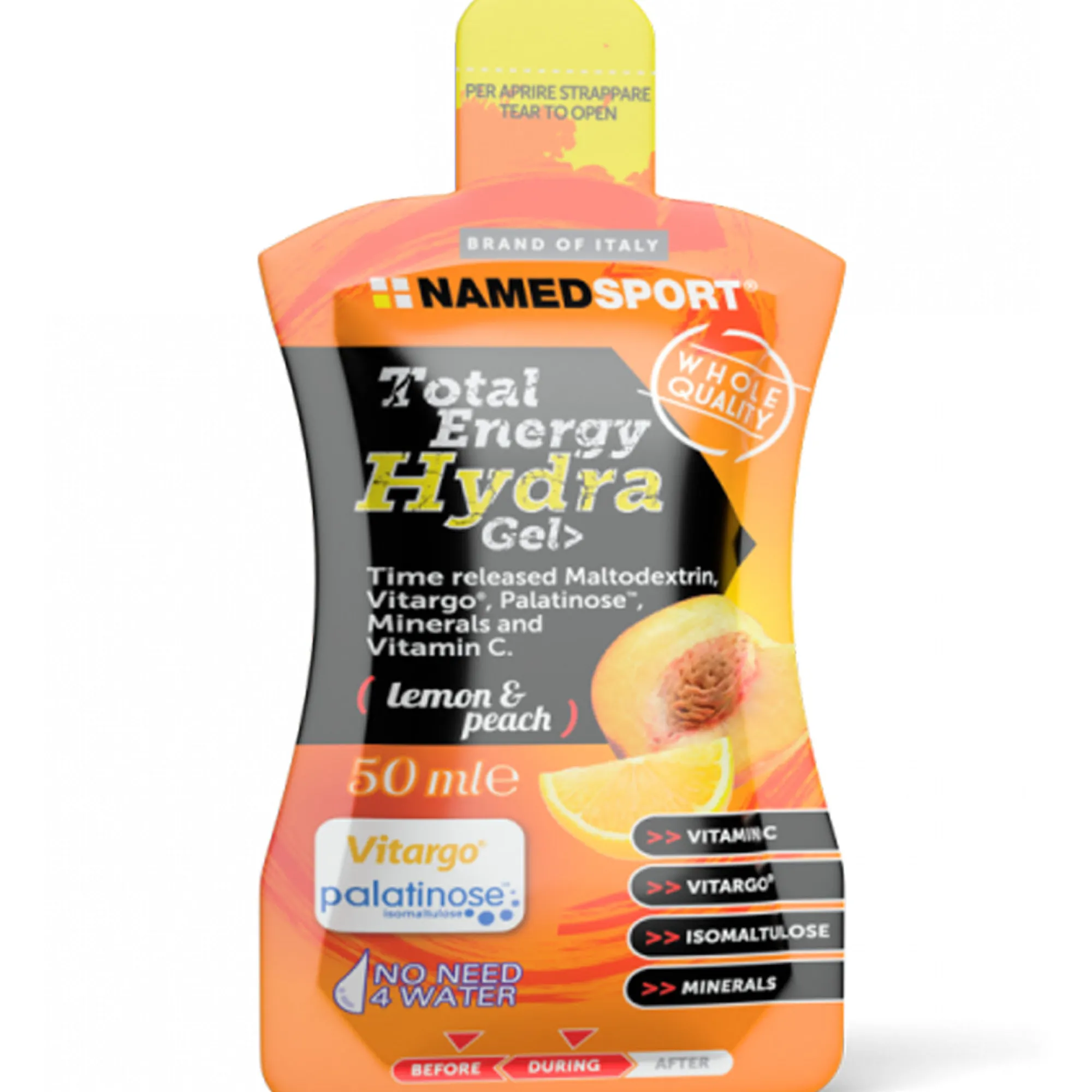 Named Gel Energetici*Gel Total Energy Hydra Gel - Limone pesca