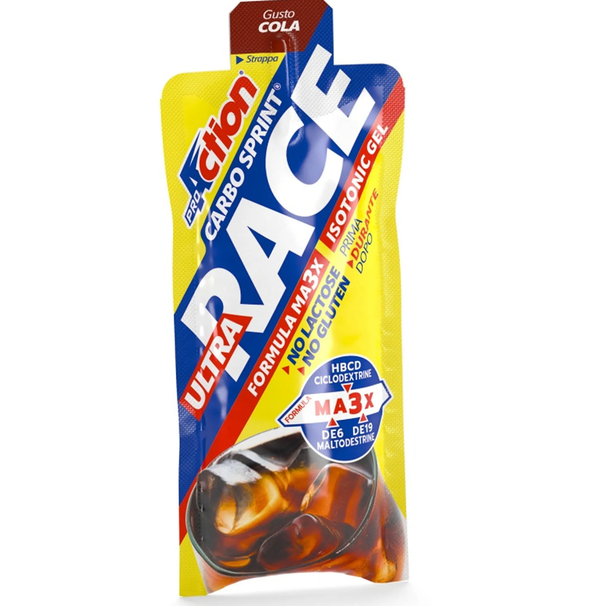 ProAction Gel Energetici*Gel Carbo Sprint Ultra Race - Cola