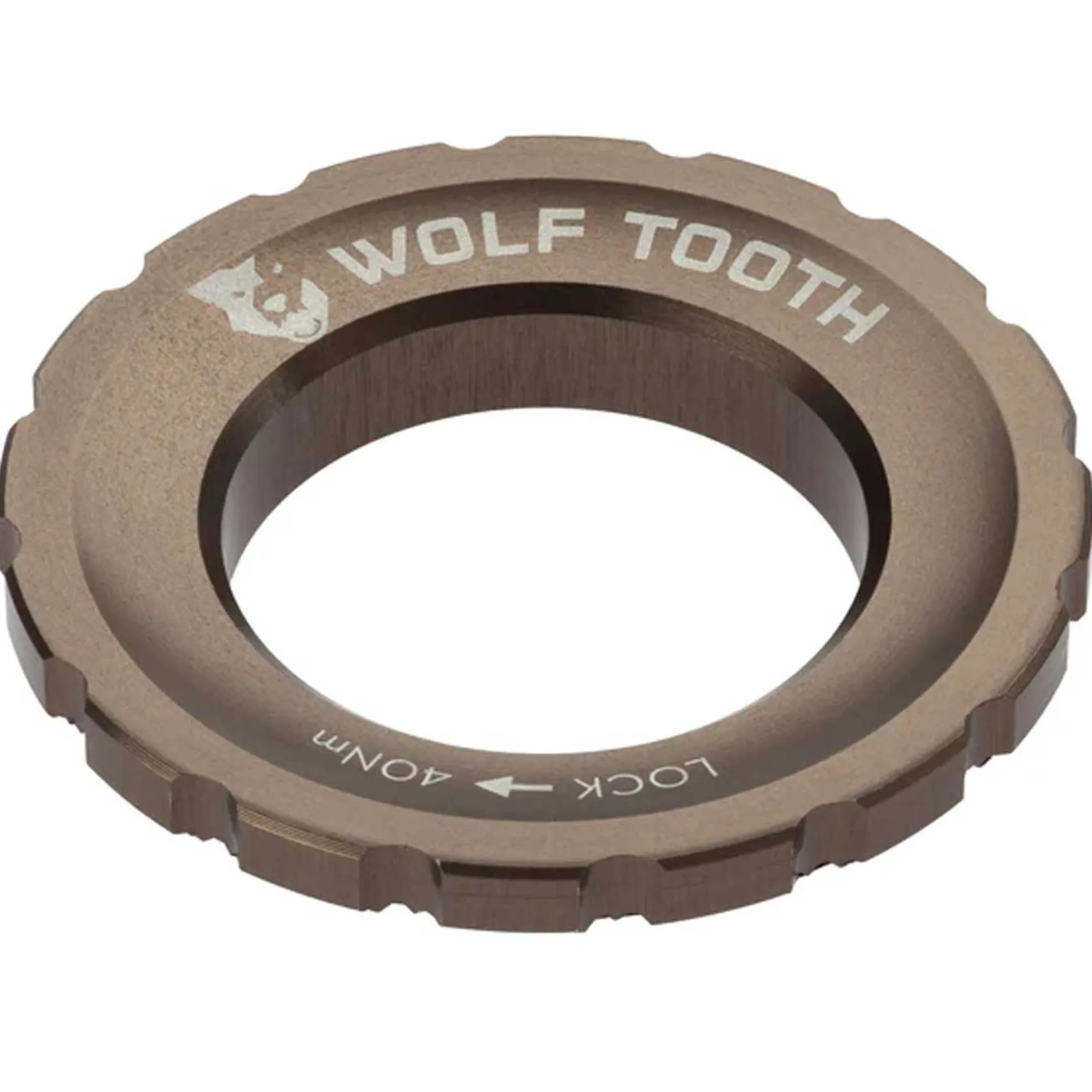 Ghiera Centerlock WolfTooth - Marrone