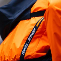 Uomo Santini Giacche*Giacca antivento reveribie x K-WAY - Arancio