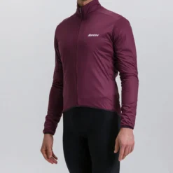 Uomo Santini Giacche*Giacca Nebua Wind - Bordeaux