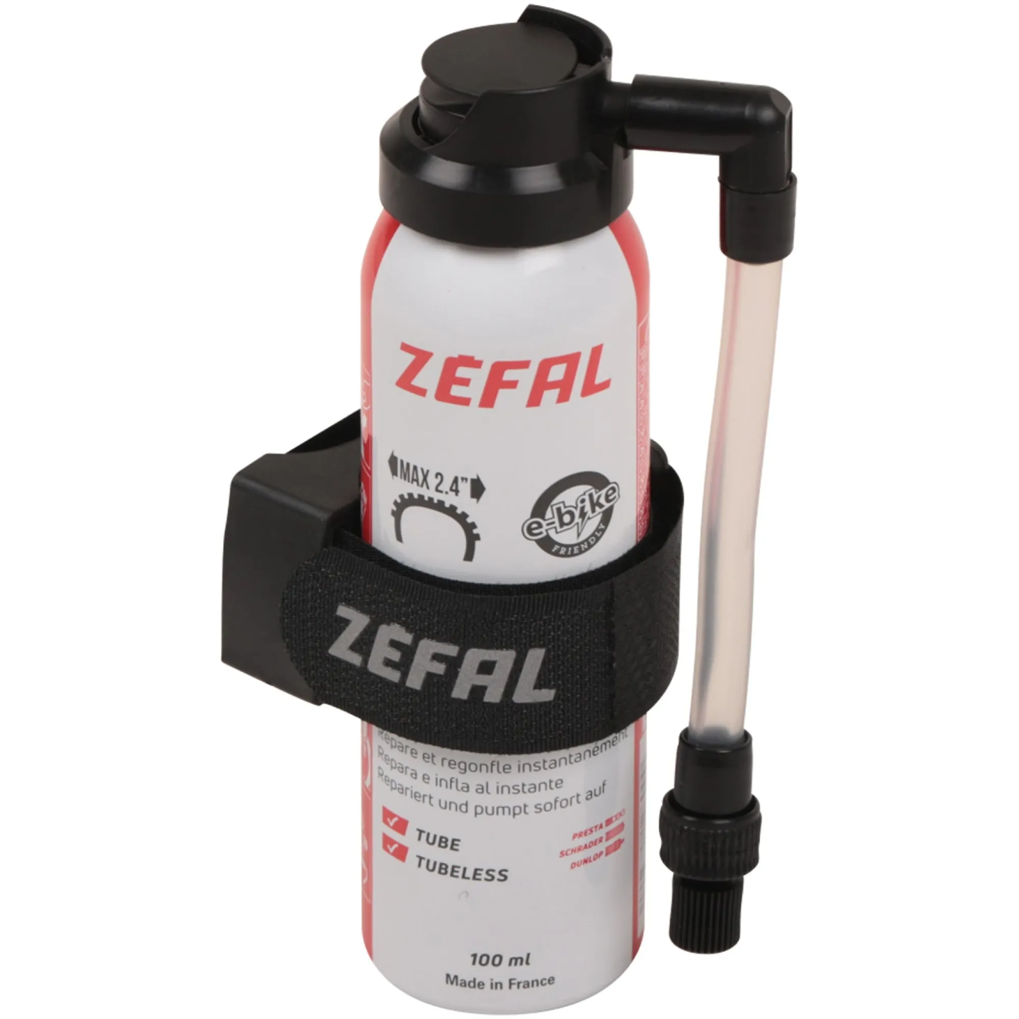 Zefal Gonfia E Ripara|Manutenzione*Gonfia e Ripara con supporto - 100 ml