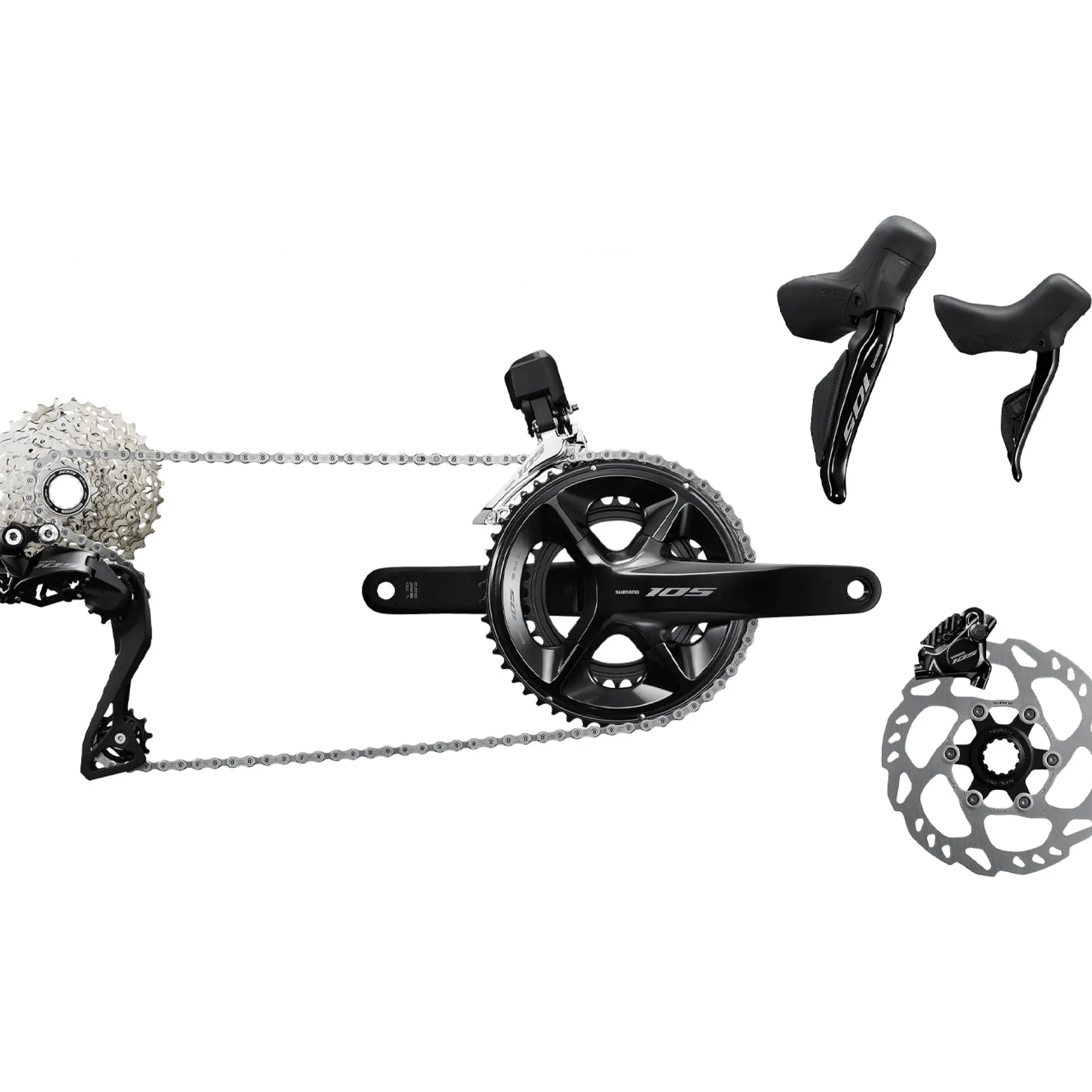 Gruppo Shimano 105 Di2 R7100 12V 11/34T - 50/34 D