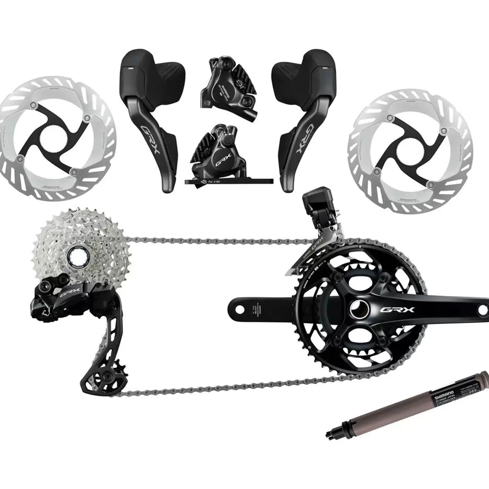 Gruppo Shimano GRX RX825 2x12V 11/34T - 48/31 D