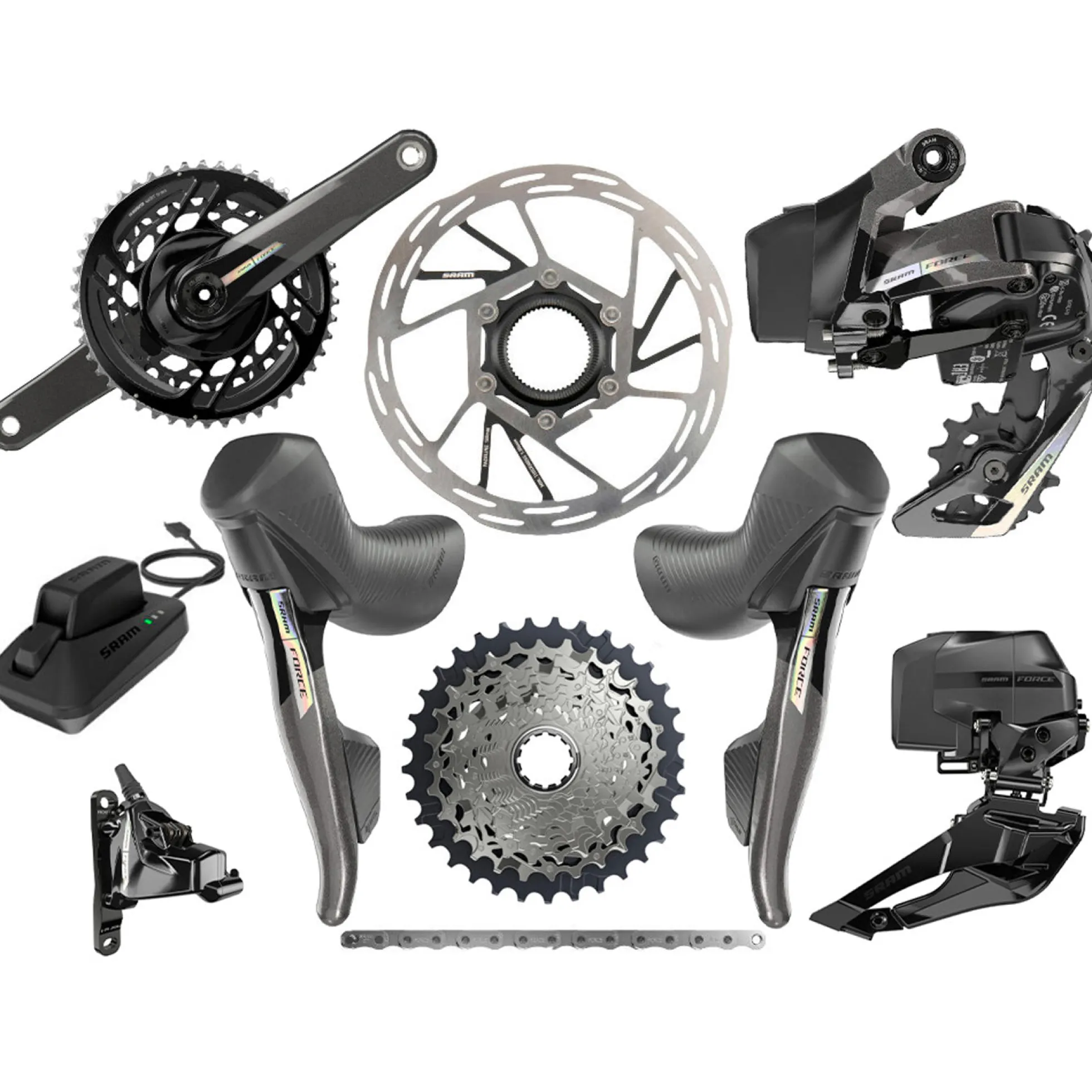 Gruppo SRAM Force AXS Road Disc HRD 10/30T - 48/35D