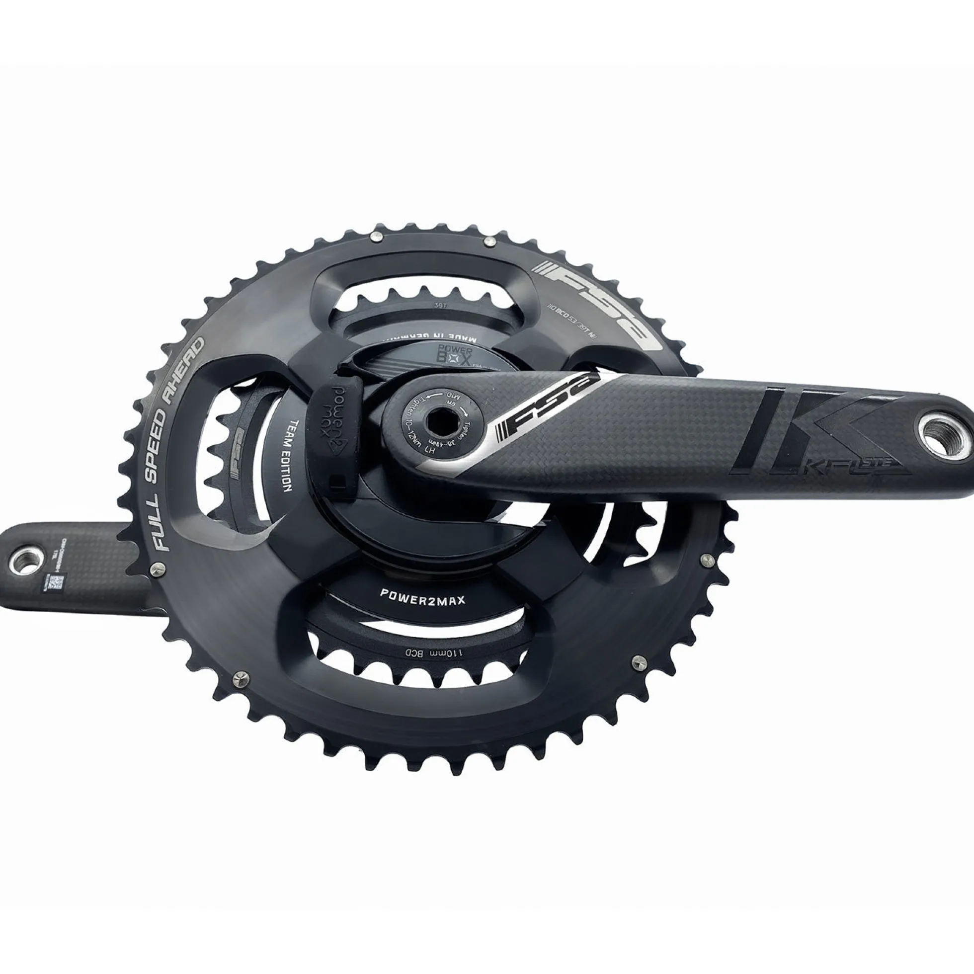 Guarnitura FSA PowerBox K-Force Team Edition - 52/36