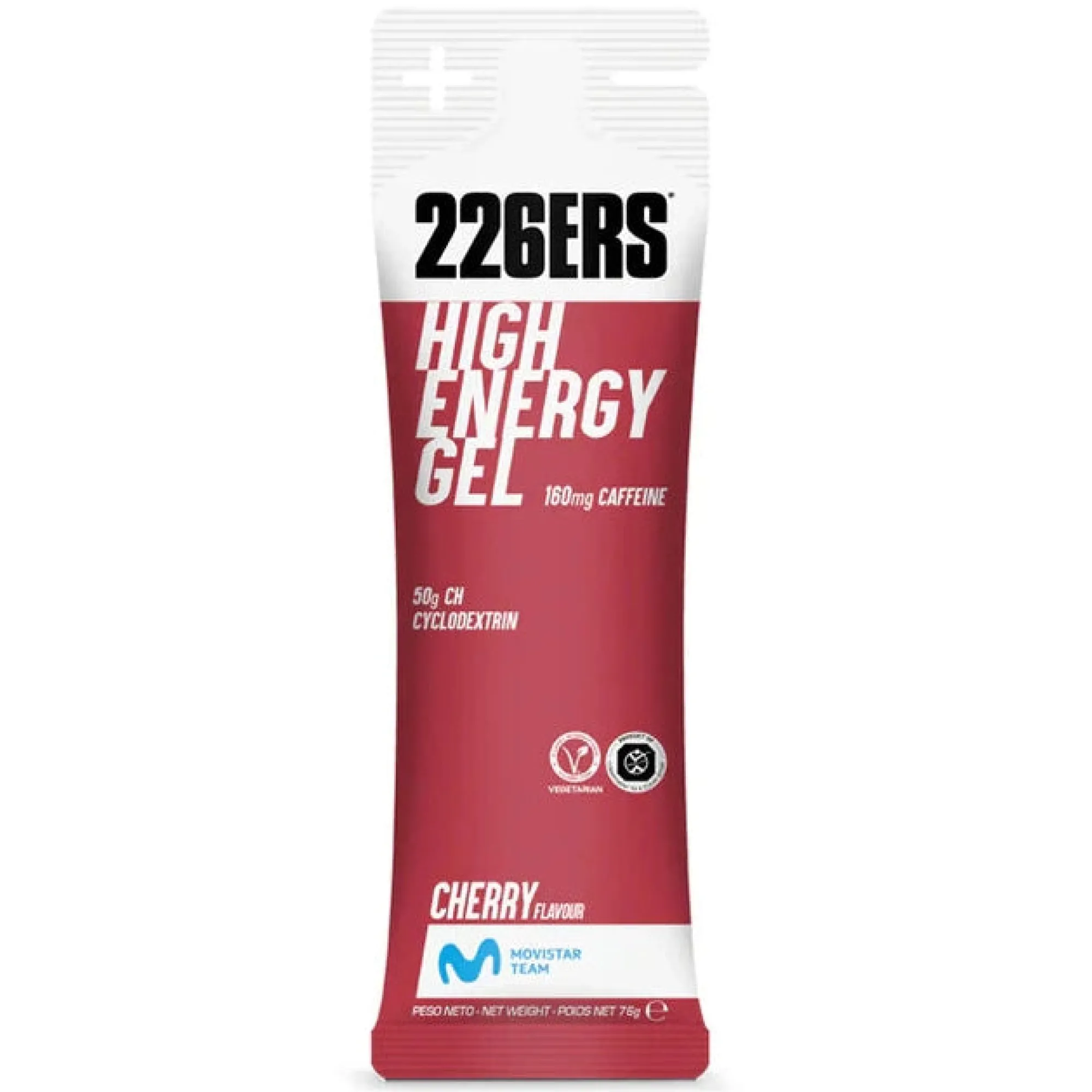 226ERS Gel Energetici*High Energy Gel 160mg Caffeina - Ciliegia