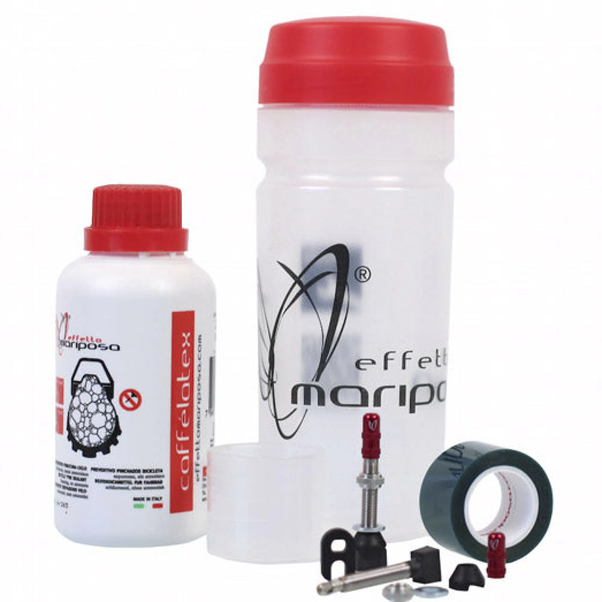 Effetto Mariposa Kit Tubeless E Liquido Sigillante|Manutenzione*Kit Caffèlatex M