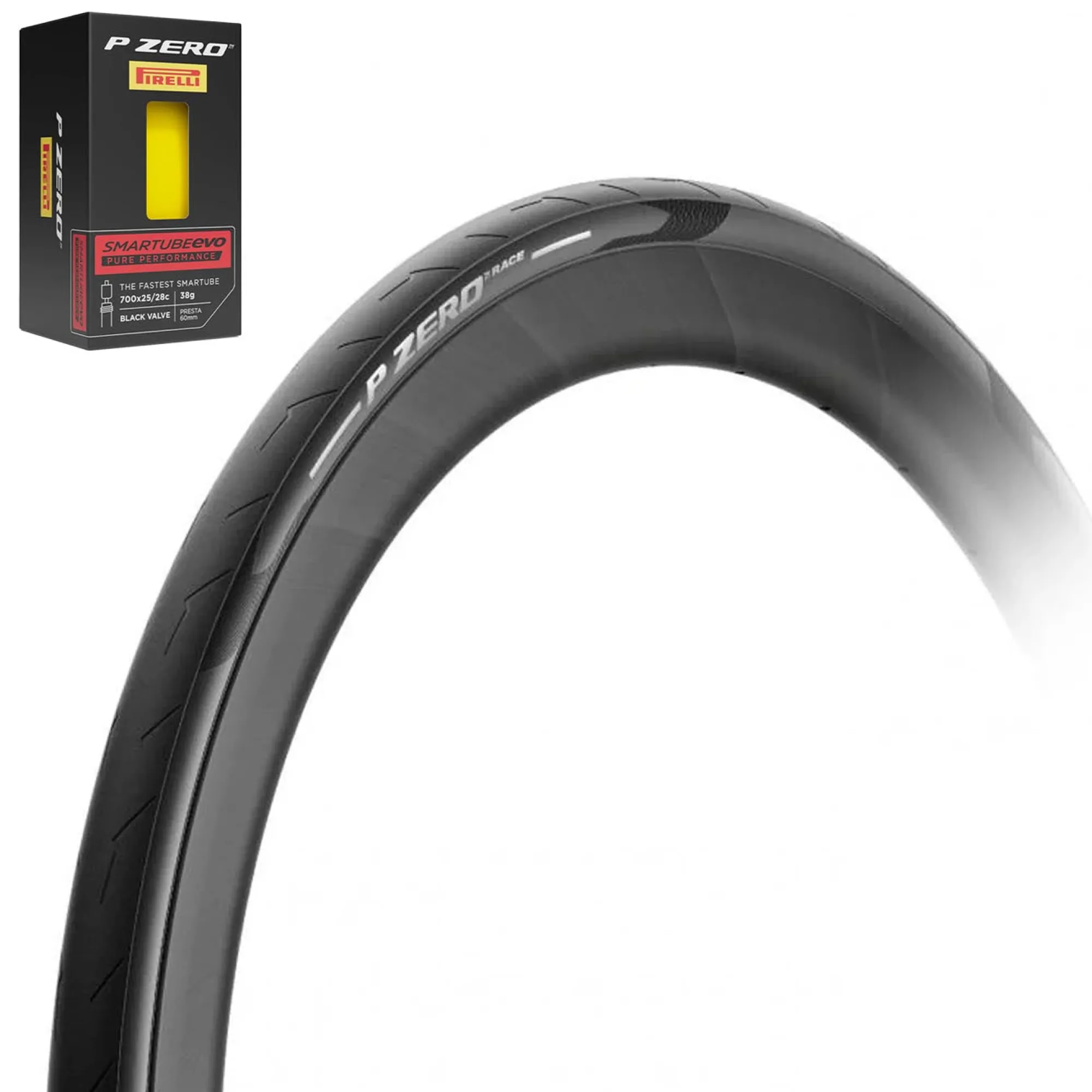 Pirelli Copertoni|Copertoncini*Kit copertoncino P Zero Race 700x26 + camera Smartube Evo 60mm omaggio