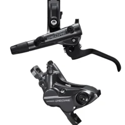Kit freno a disco idraulico Shimano Deore 4 Pistoncini BL-M6100 + BR-M6120 + Tubo - Anteriore