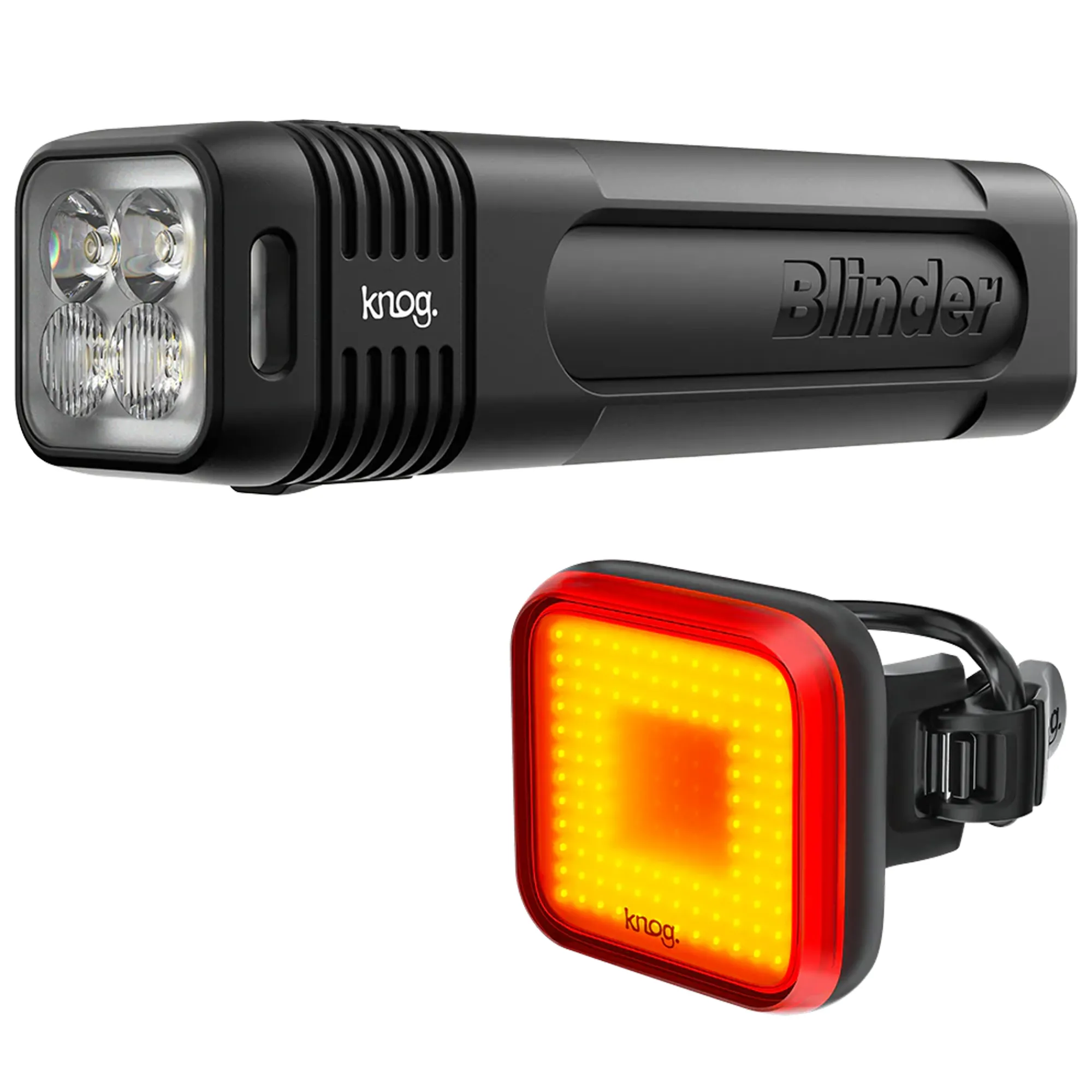 Knog Luci Bici|Accessori*Kit luci Blinder + Blinder Square Rear