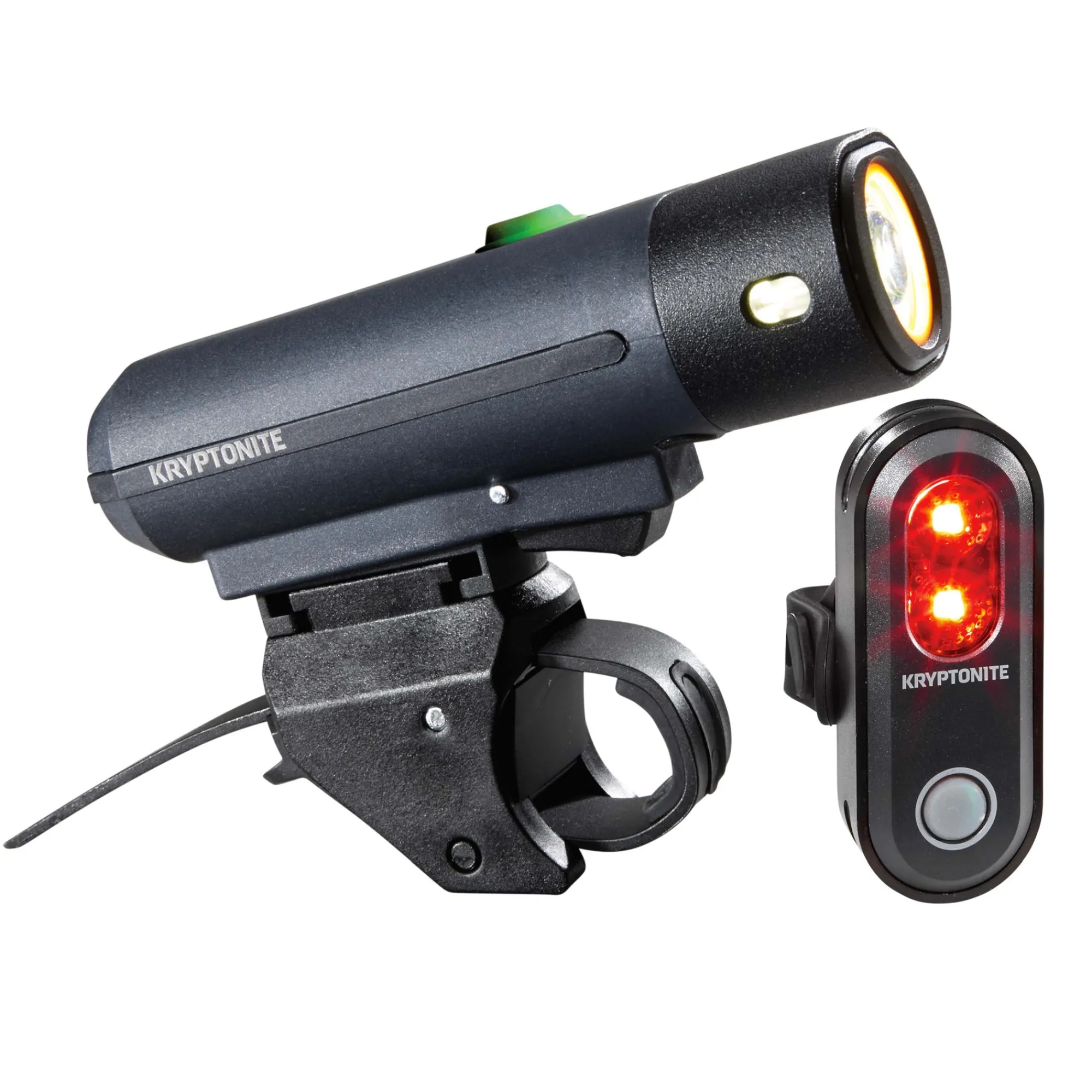 Kryptonite Luci Bici|Accessori*Kit luci Street F-500 & Avenue R-45 - Nero
