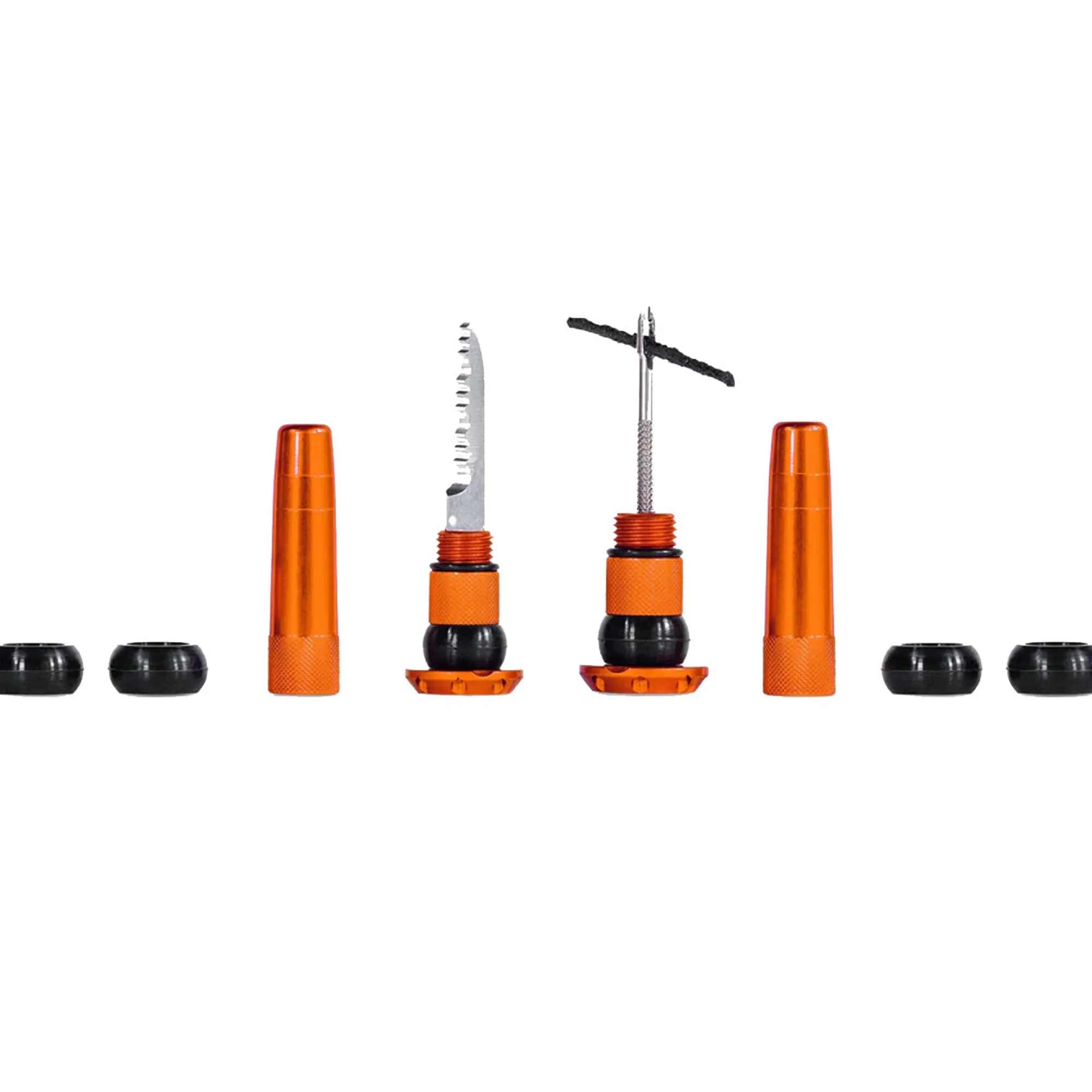 Muc-off Kit Riparazione Tubeless|Manutenzione*Kit riparazione tubeless per manubrio Stealth - Arancio