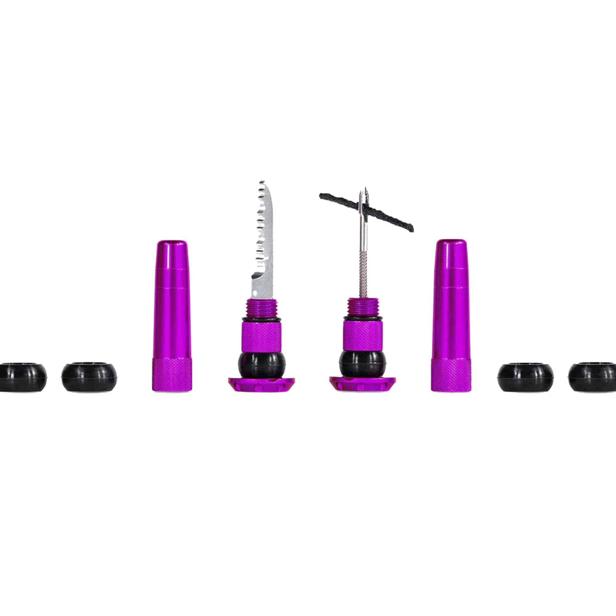 Muc-off Kit Riparazione Tubeless|Manutenzione*Kit riparazione tubeless per manubrio Stealth -