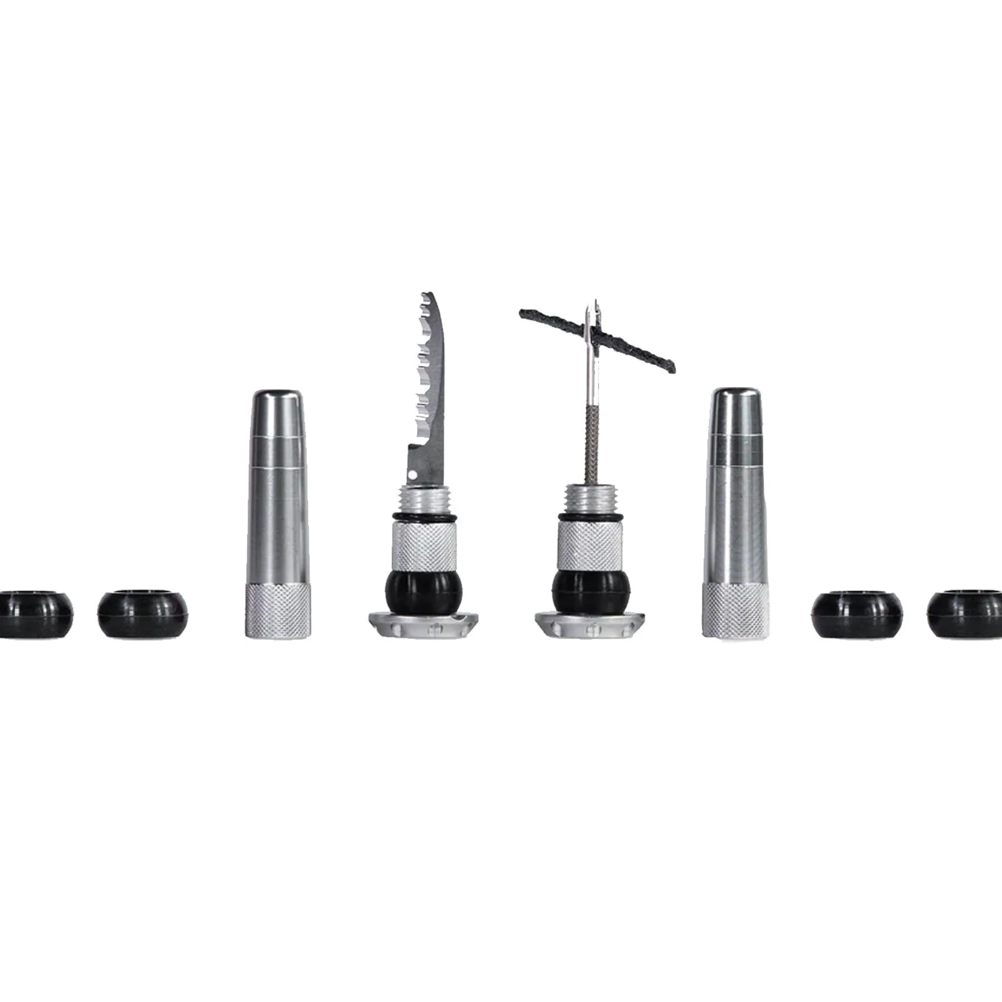 Muc-off Kit Riparazione Tubeless|Manutenzione*Kit riparazione tubeless per manubrio Stealth - Argento
