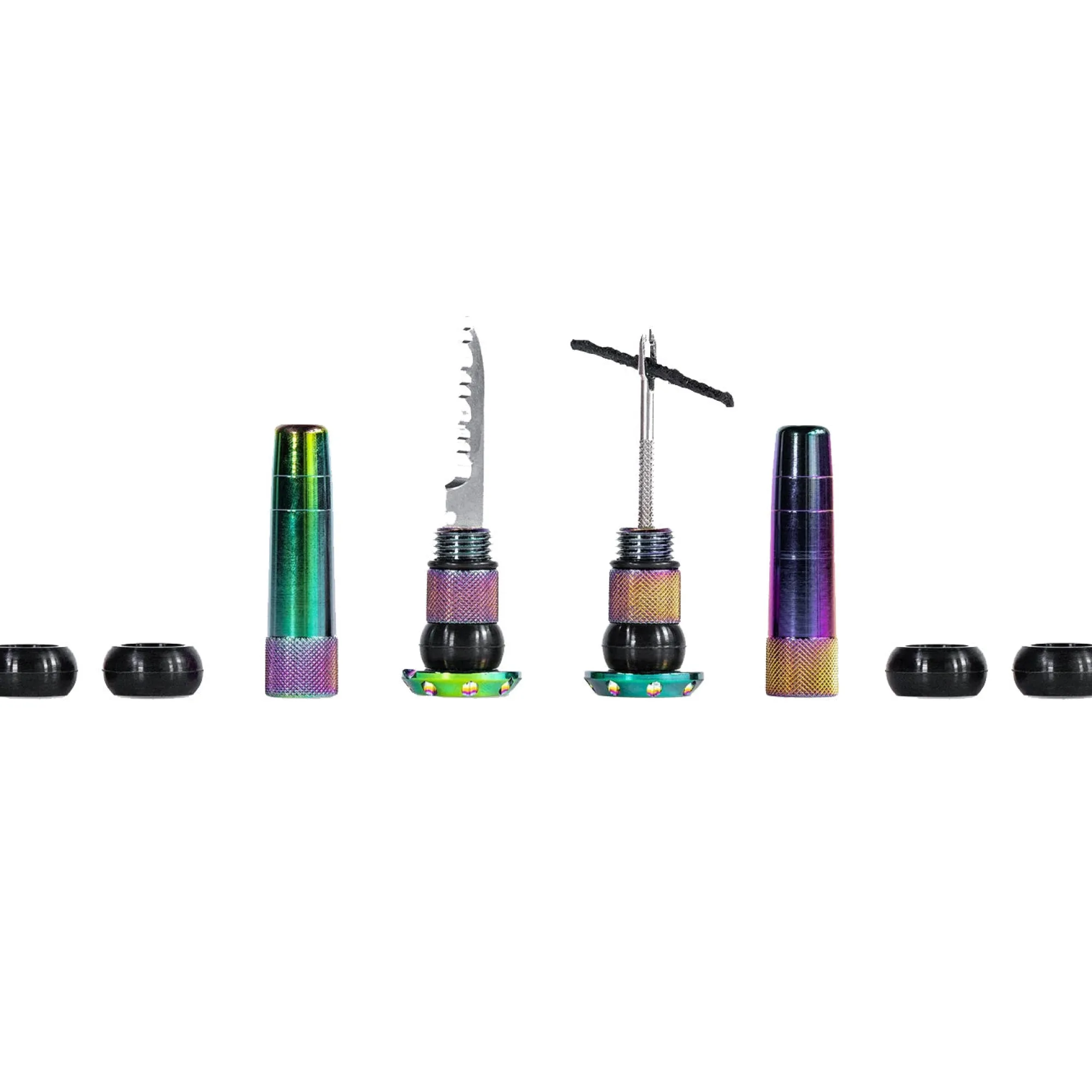 Muc-off Kit Riparazione Tubeless|Manutenzione*Kit riparazione tubeless per manubrio Stealth - Iridescente