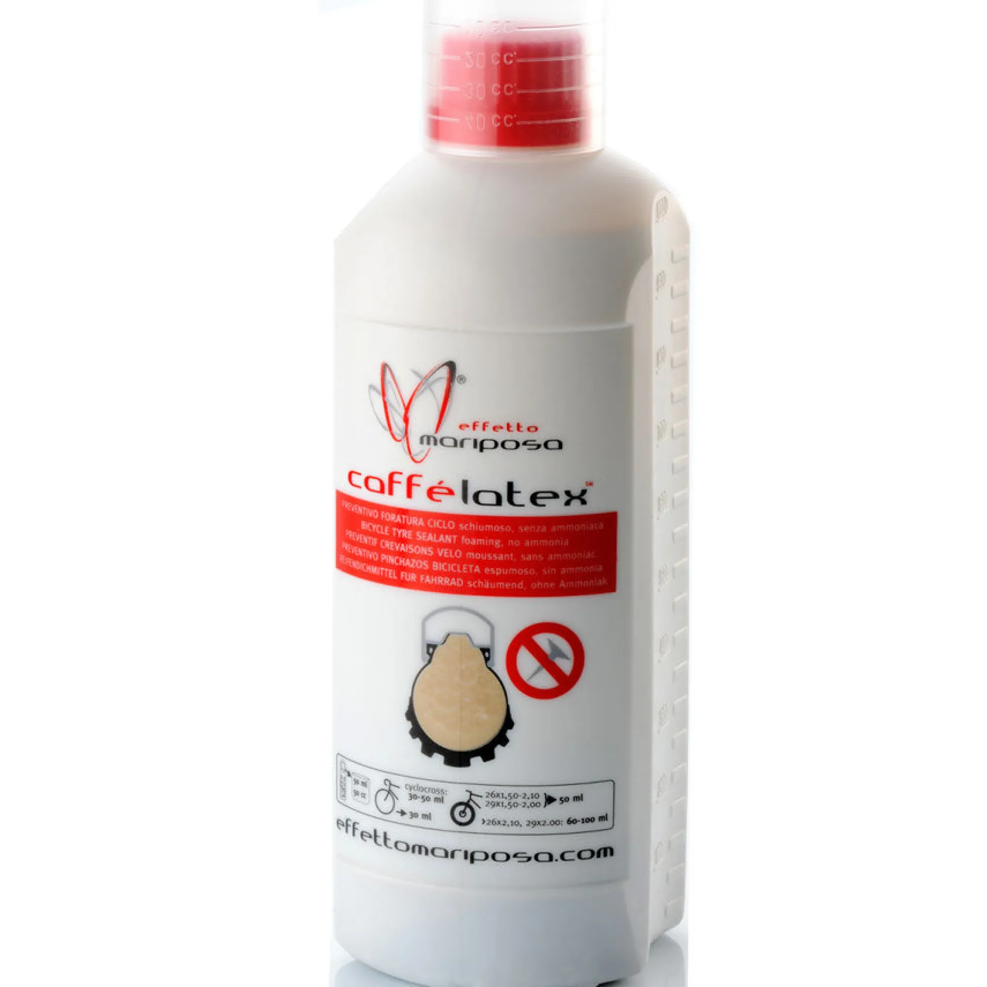 Effetto Mariposa Kit Tubeless E Liquido Sigillante|Manutenzione*Liquido Sigillante Caffelatex - 1000ml