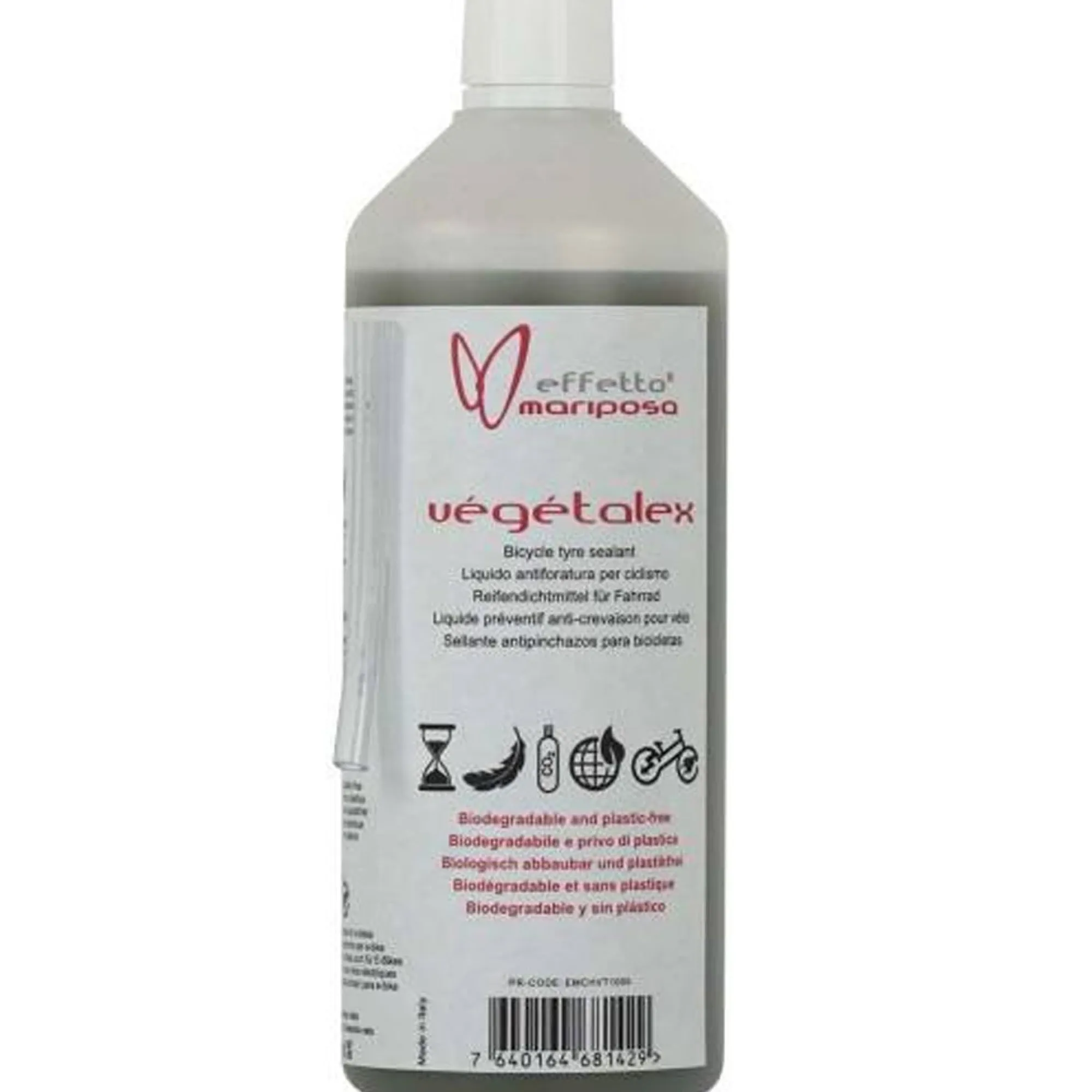 Effetto Mariposa Kit Tubeless E Liquido Sigillante|Manutenzione*Liquido Sigillante Vegetalex - 1000ml