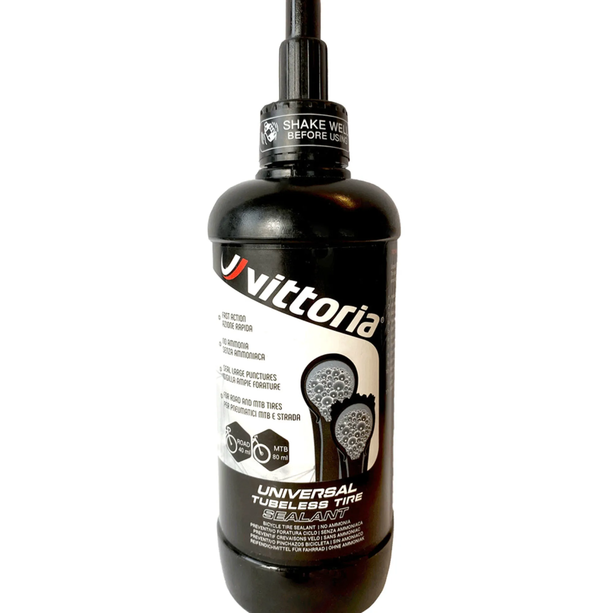 Vittoria Kit Tubeless E Liquido Sigillante|Manutenzione*Liquido Sigillante Universal Tubeless Tire - 250ml