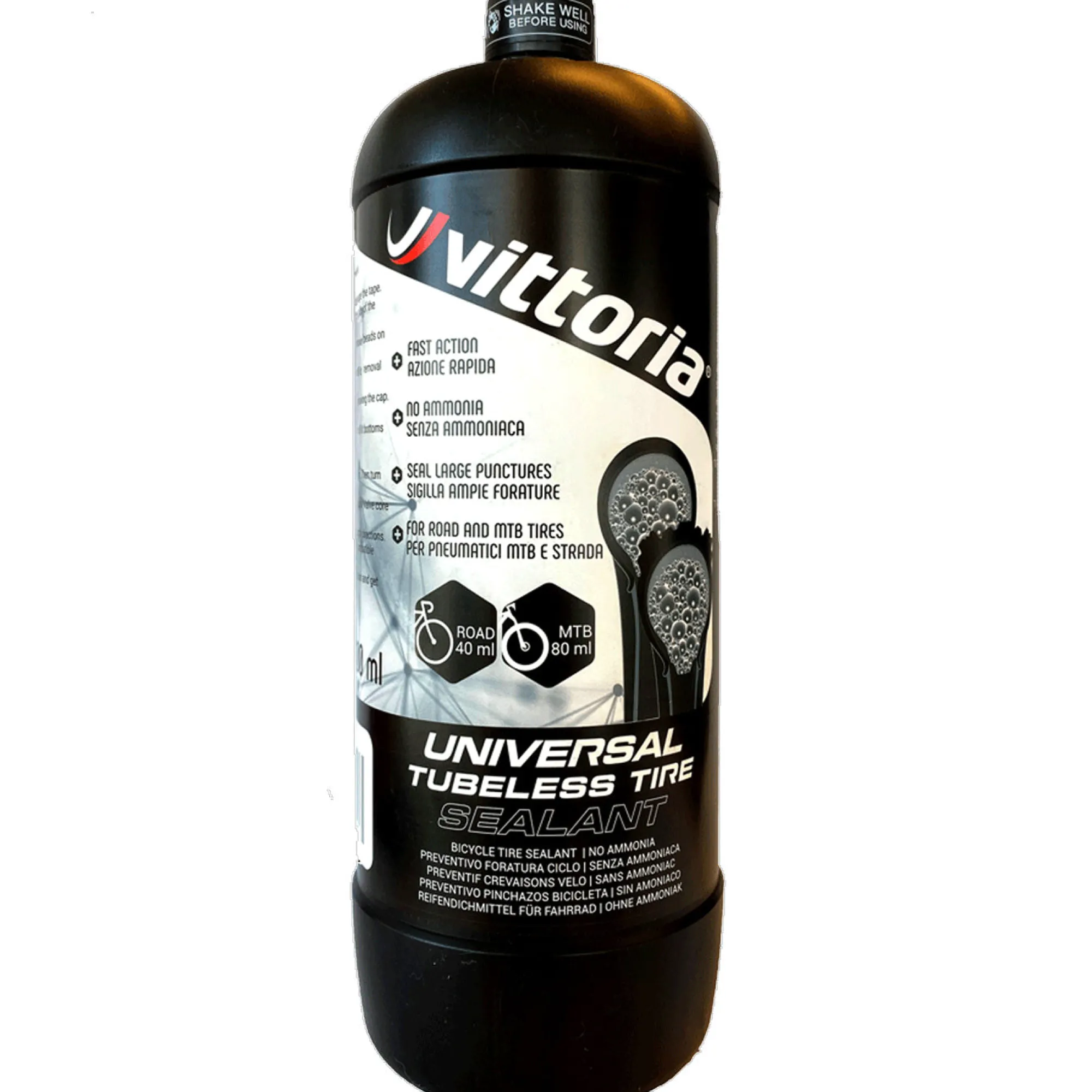 Vittoria Kit Tubeless E Liquido Sigillante|Manutenzione*Liquido Sigillante Universal Tubeless Tire - 1000ml