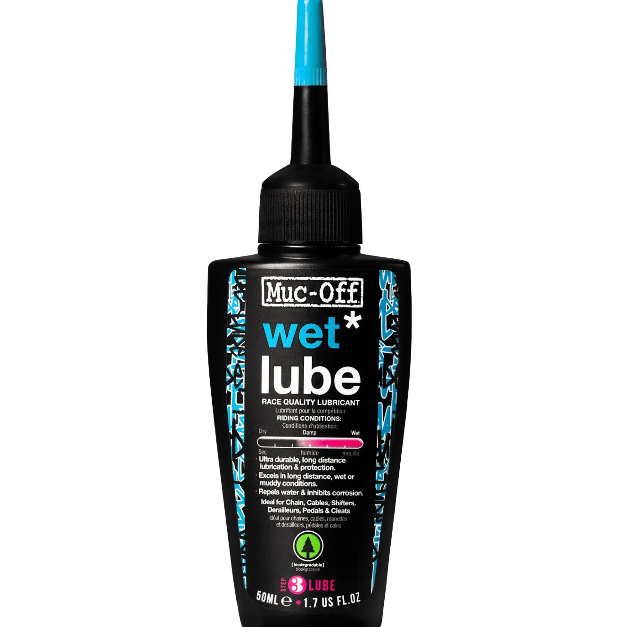 Muc-off Olio Lubrificante|Manutenzione*Lubrificante Catena Wet Lube - 50ml