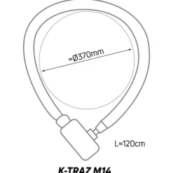 Zefal Lucchetti|Accessori*Lucchetto K-Traz M14
