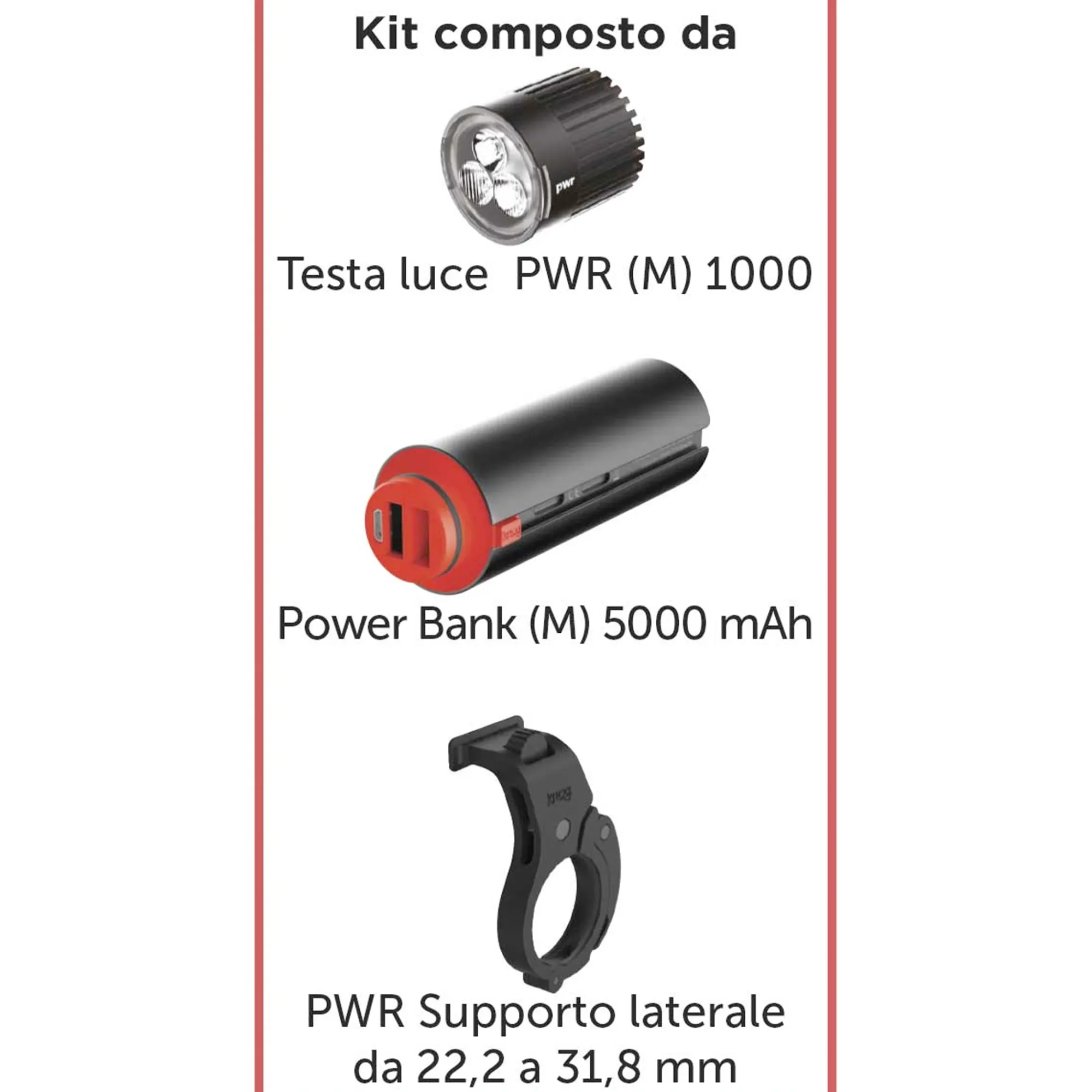 Knog Luci Bici|Accessori*Luce PWR TRAIL - Anteriore