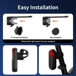 COOSPO Luci Bici|Accessori*Luce Posteriore Radar TR