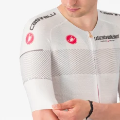 Uomo Castelli Maglie*agia Bianca Giro d'Itaia 2024 Race
