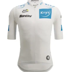 Uomo Santini Maglie*agia Bianca Tour de France 2022