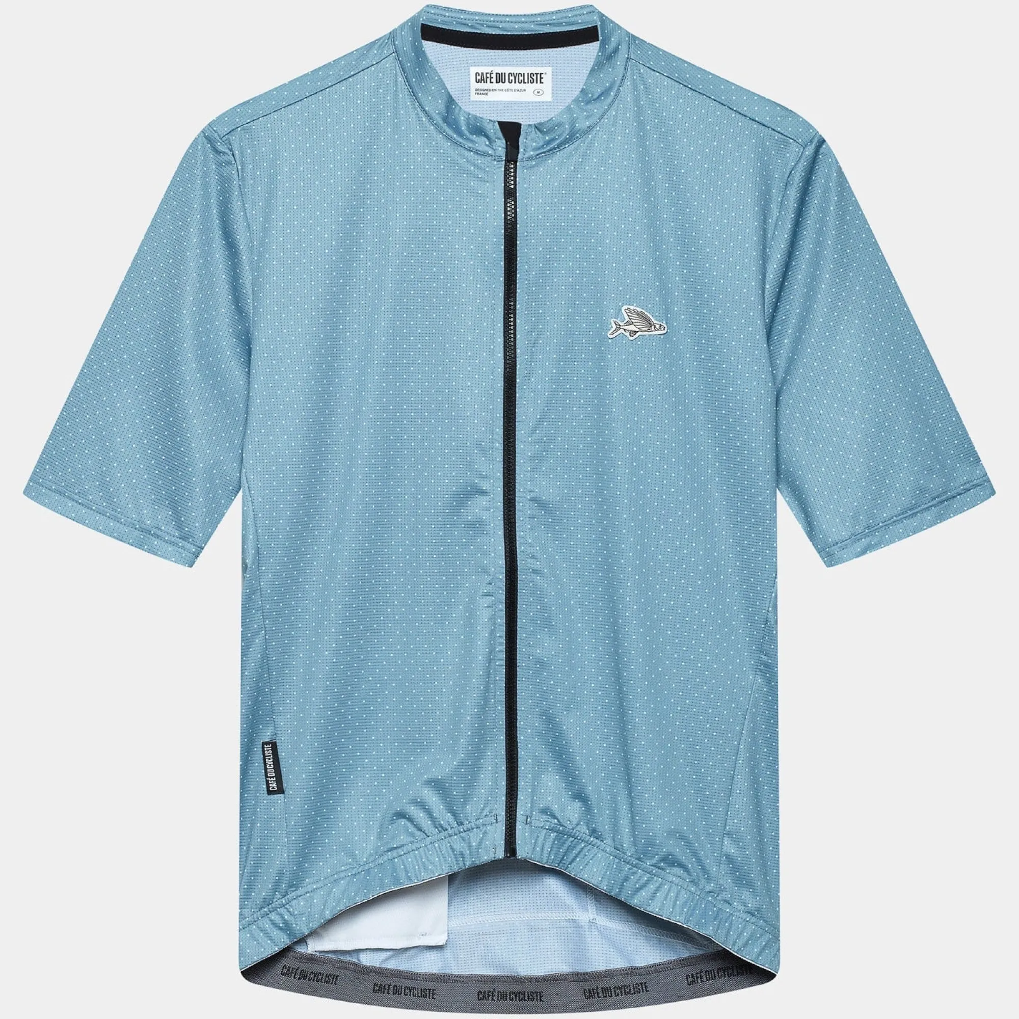 Uomo Café du Cycliste Maglie*agia Cafe du Cycite Feurette - Azzurro