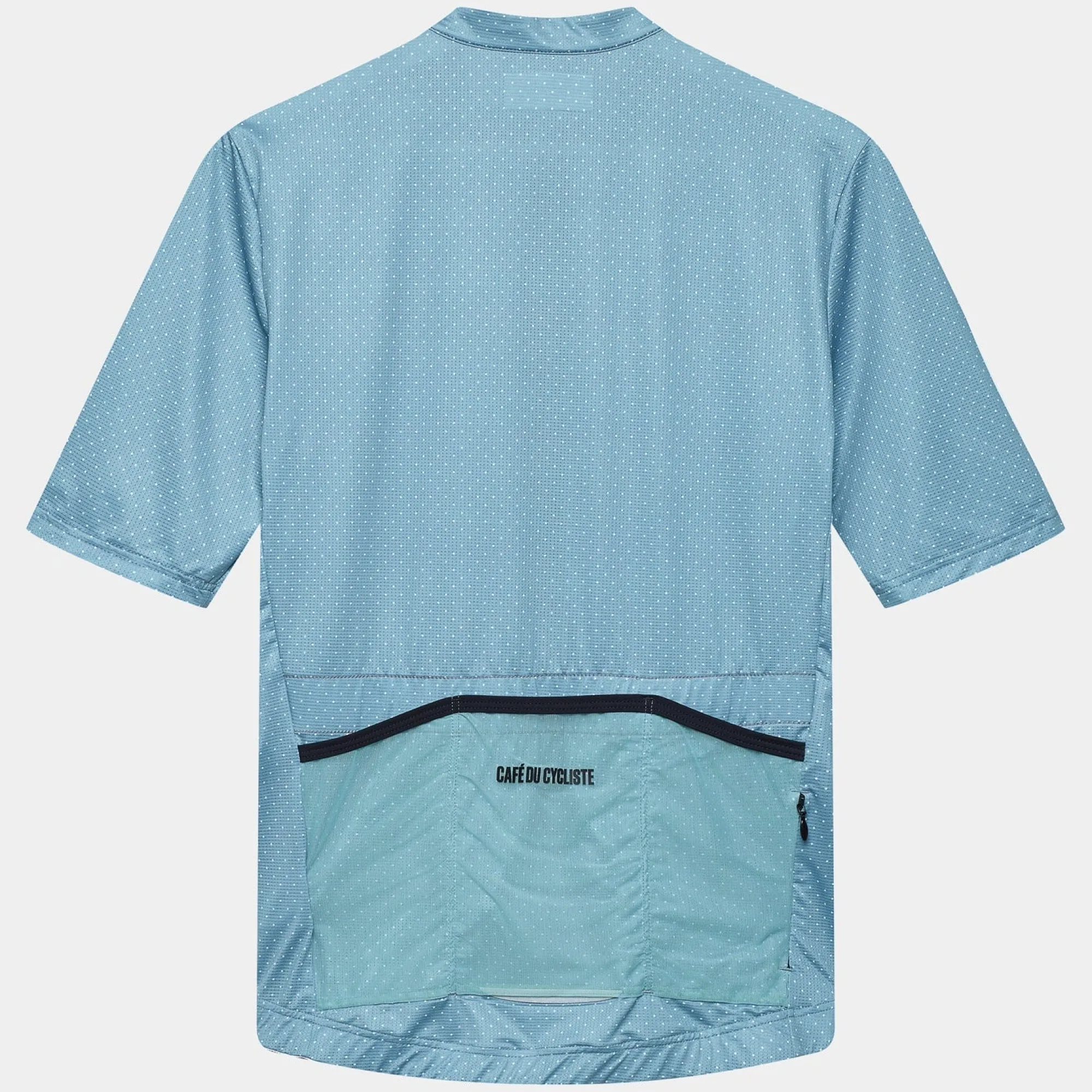 Uomo Café du Cycliste Maglie*agia Cafe du Cycite Feurette - Azzurro