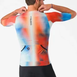 Uomo Castelli Maglie*agia Free peed 3 Race - Arancio