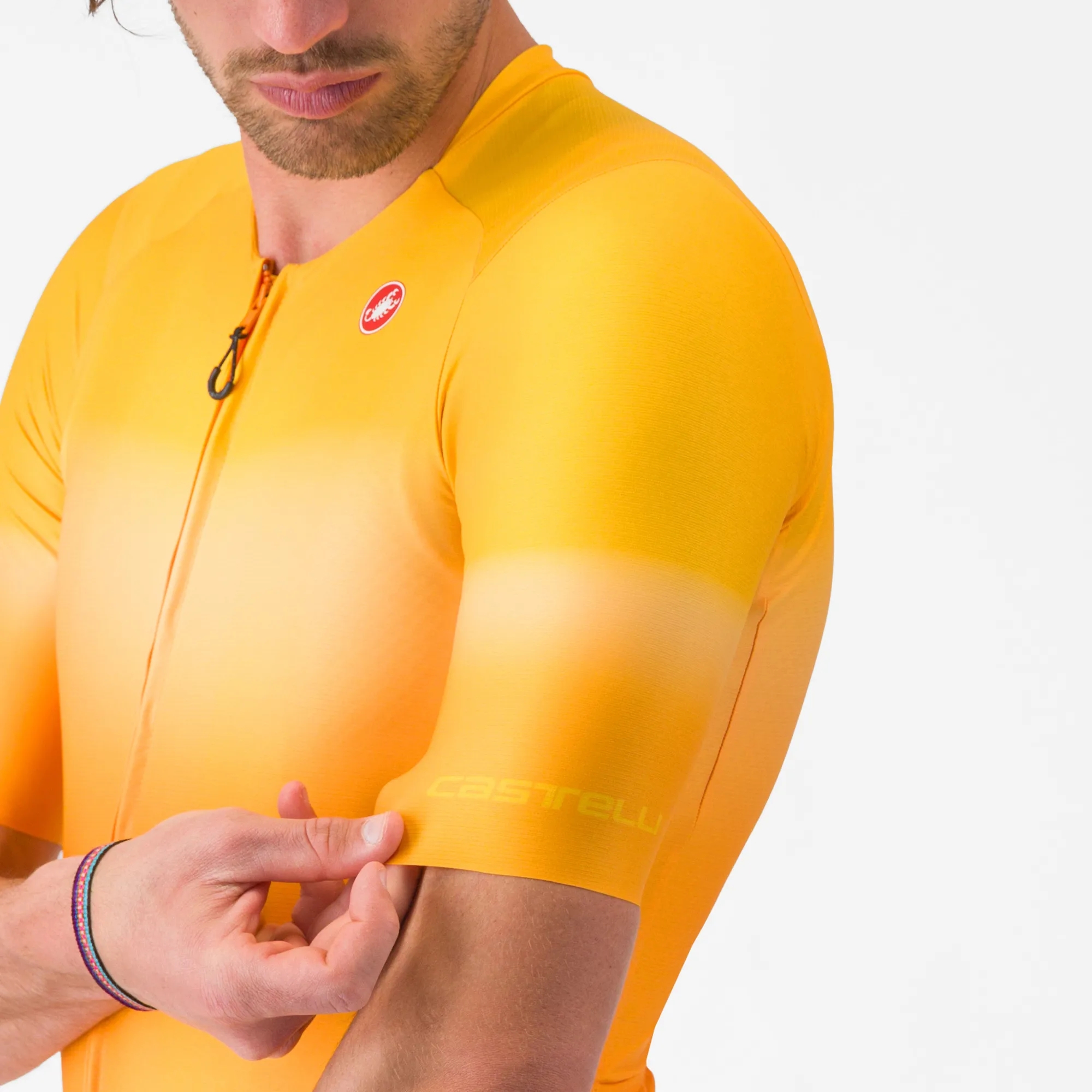 Uomo Castelli Maglie*agia UPF - Arancio