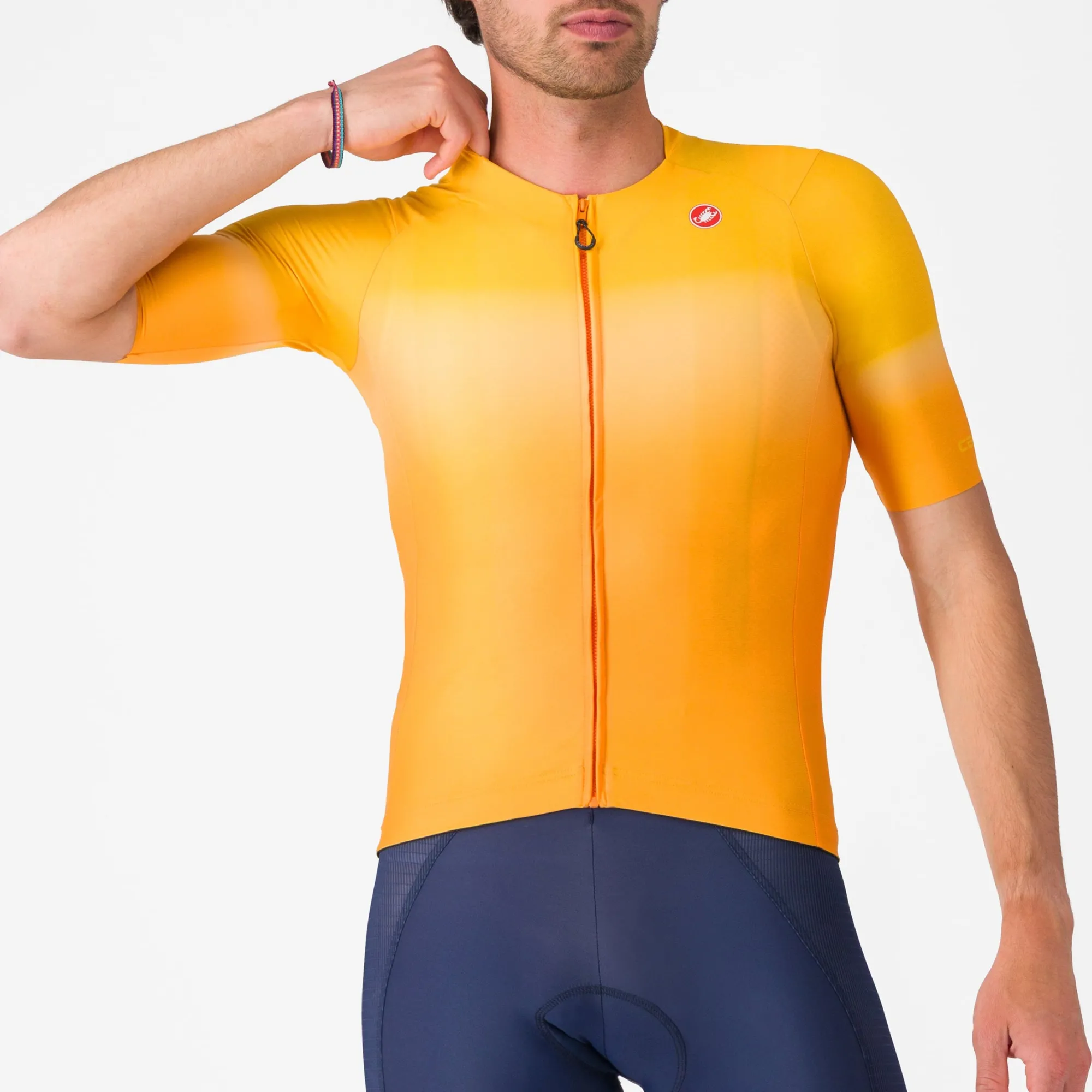 Uomo Castelli Maglie*agia UPF - Arancio